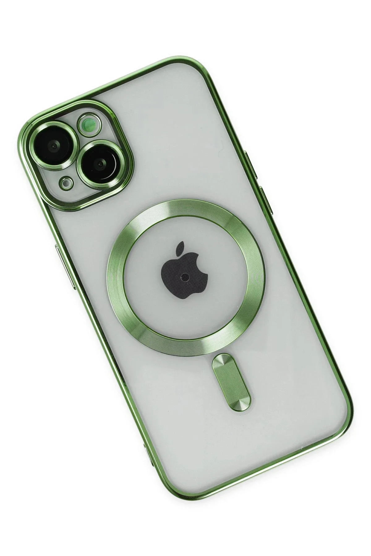Newface İphone 14 Kılıf Kross Magneticsafe Kapak - Koyu Yeşil