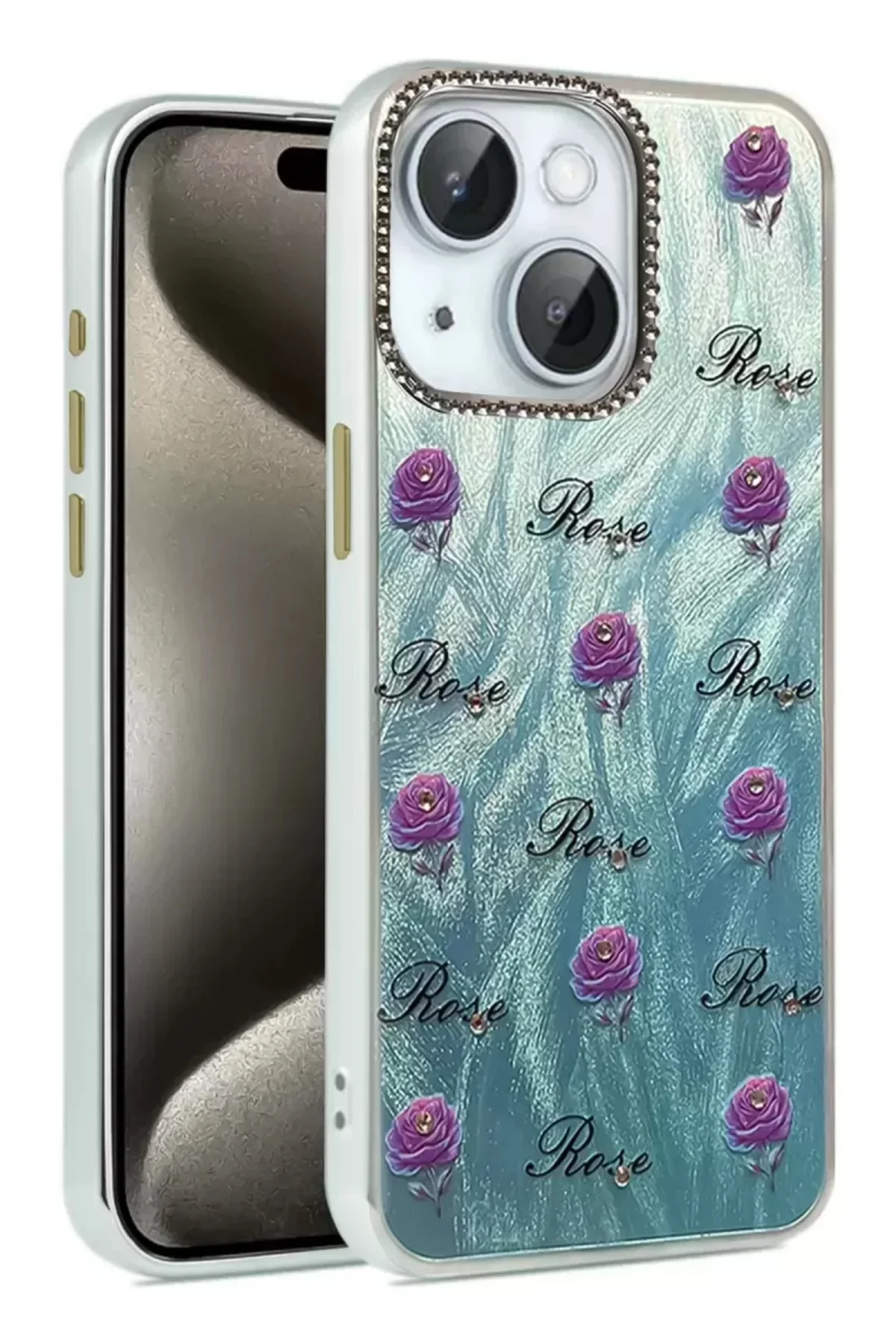 Newface İphone 14 Kılıf Blade Aynalı Desenli Kapak - Desen 9