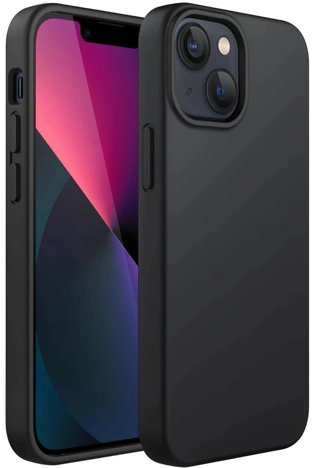 Newface İphone 14 Plus Kılıf First Silikon - Siyah