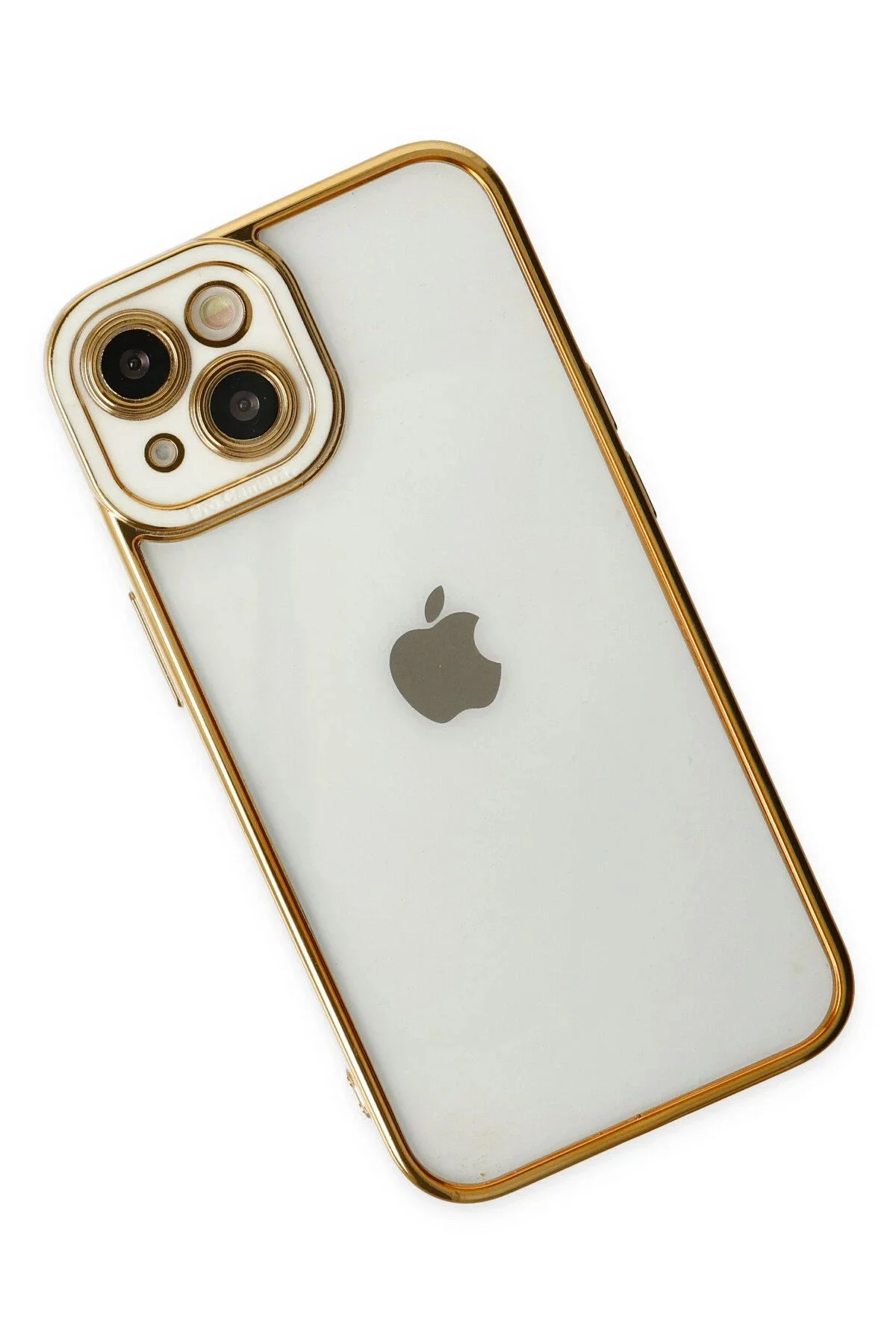 Newface İphone 14 Plus Kılıf Liva Lens Silikon - Beyaz