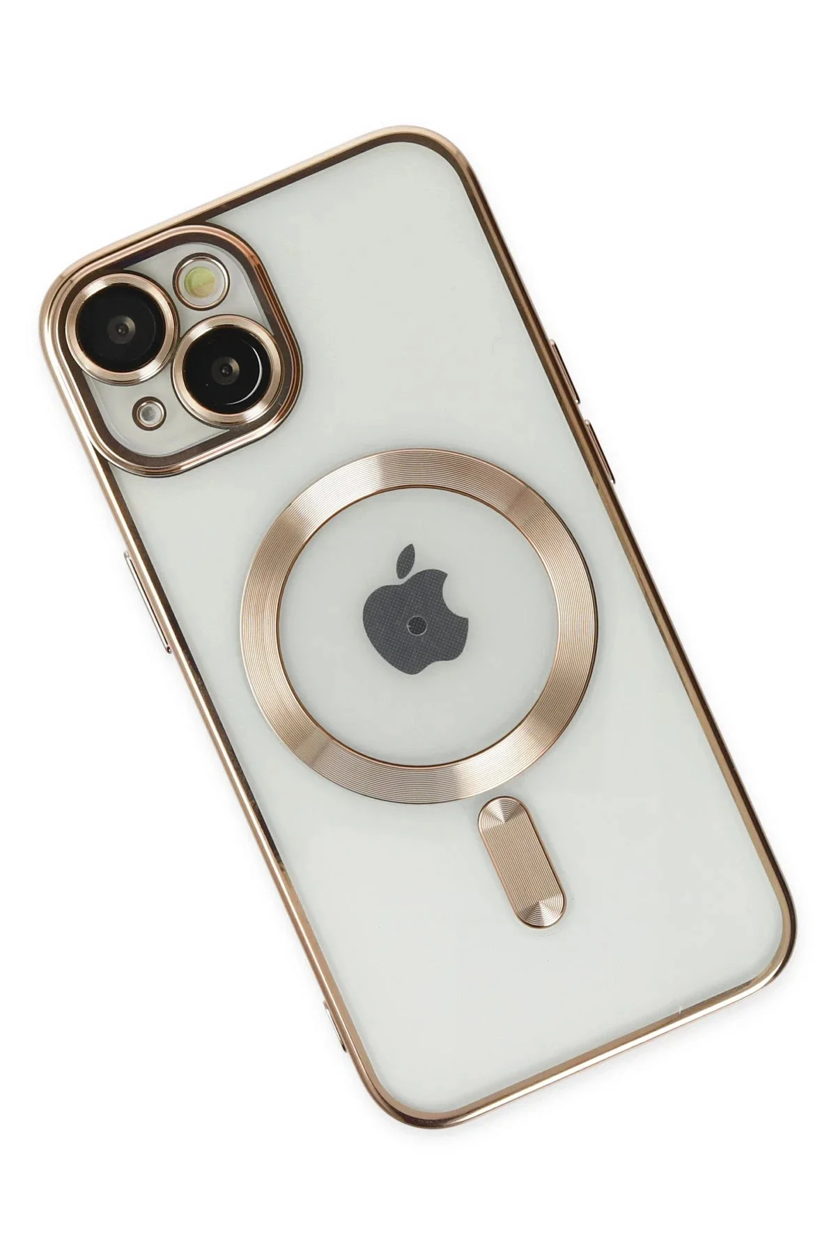 Newface İphone 14 Plus Kılıf Kross Magneticsafe Kapak - Gold