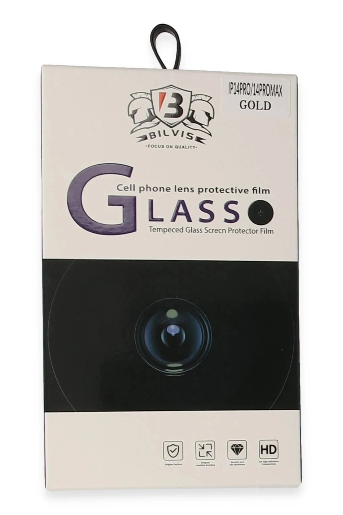 Newface İphone 14 Pro Max Bilvis Titan Kamera Lens - Gold