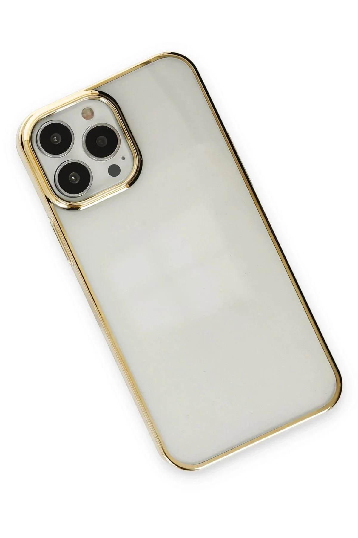 Newface İphone 14 Pro Kılıf Element Silikon - Gold