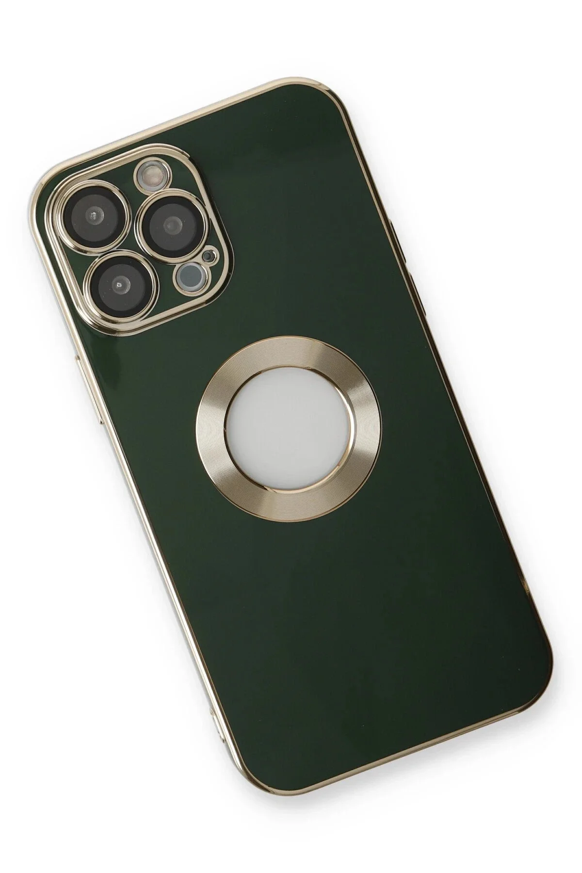 Newface İphone 14 Pro Max Kılıf Store Silikon - Yeşil