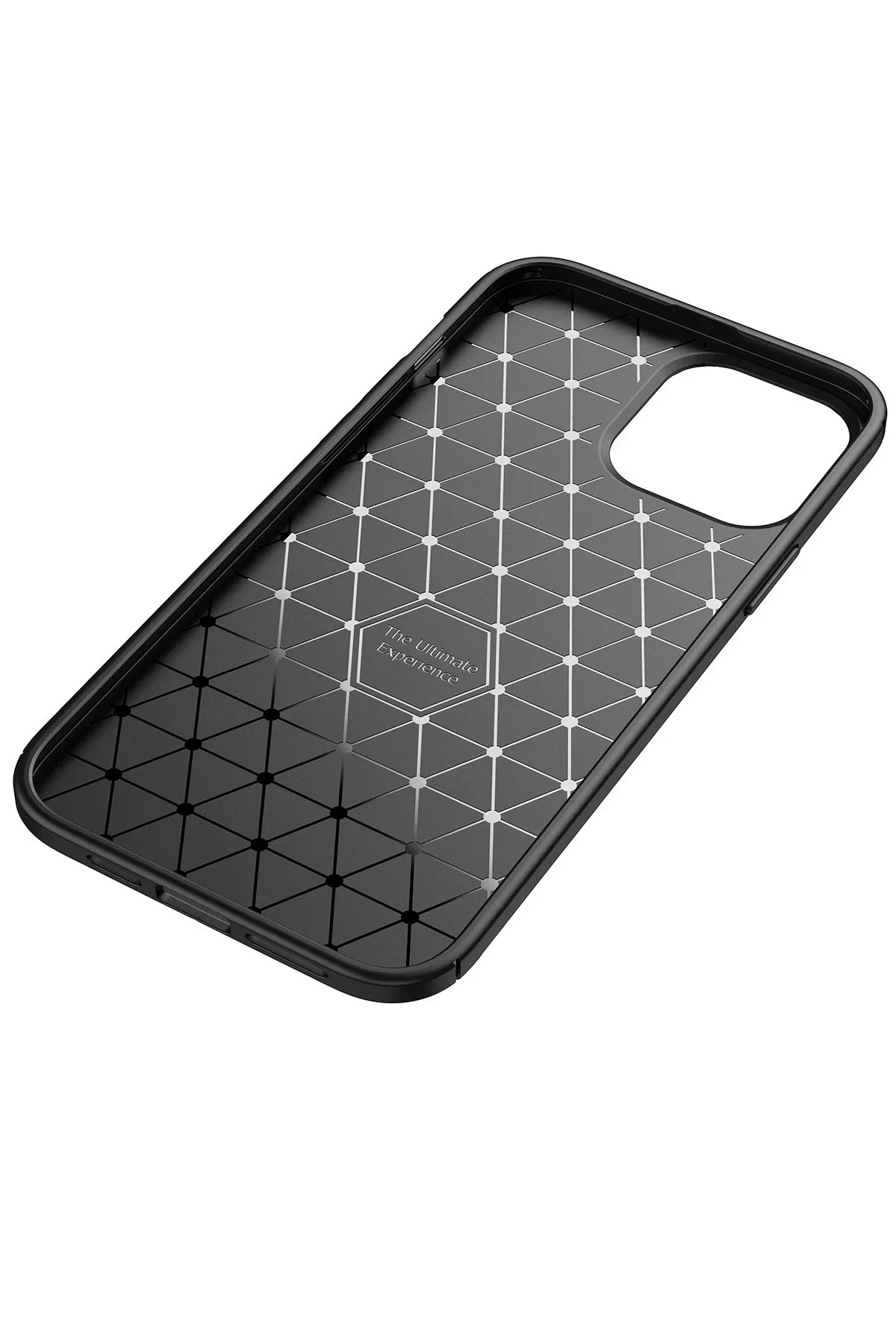 Newface İphone 14 Pro Kılıf Auto Focus Karbon Kapak - Lacivert