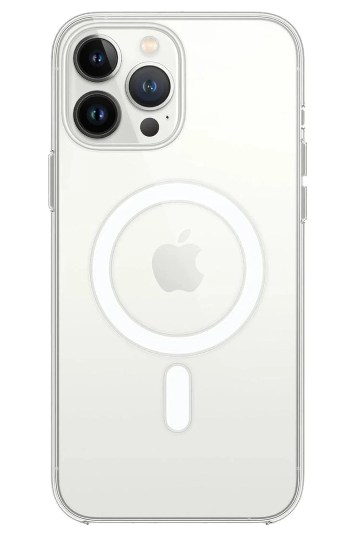 Newface İphone 14 Pro Max Kılıf Magneticsafe Şeffaf Silikon - Şef
