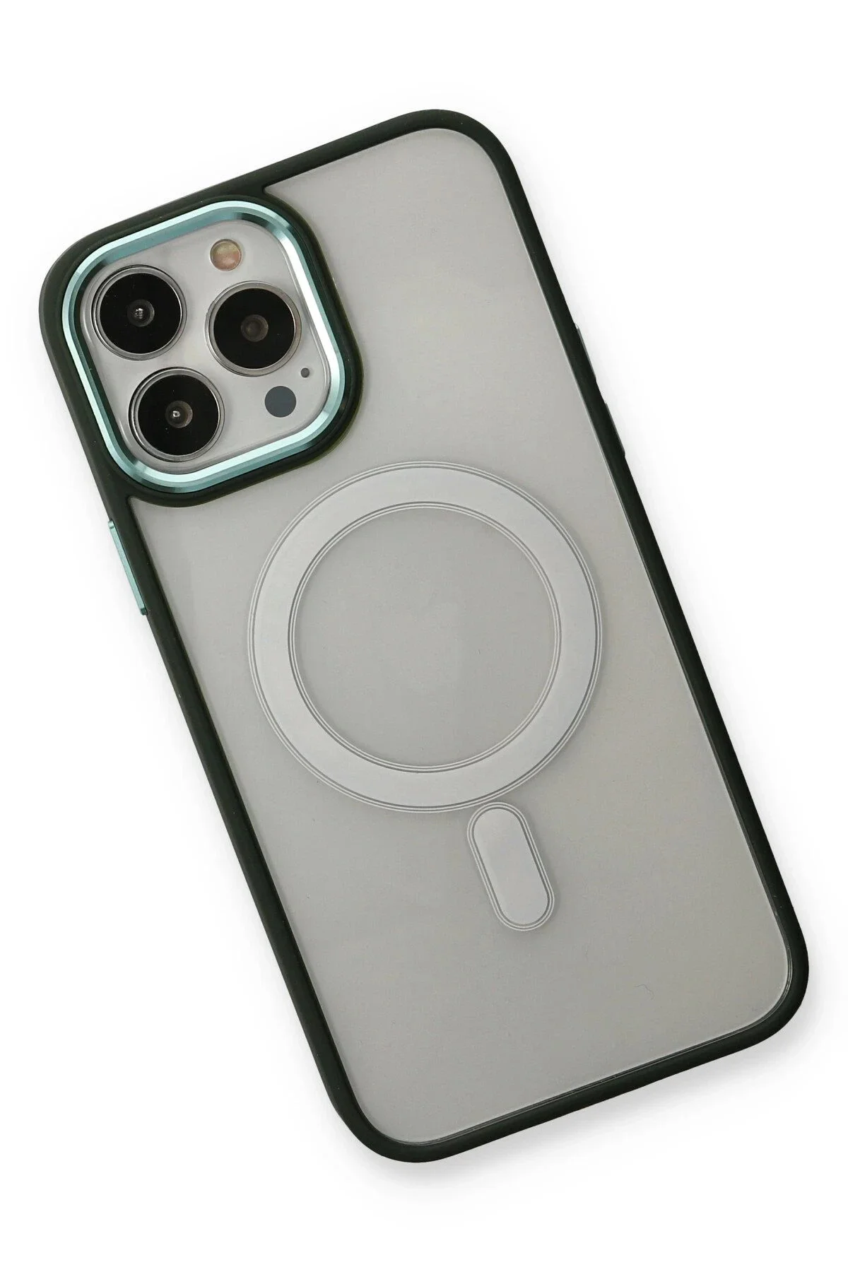 Newface İphone 14 Pro Max Kılıf Room Magneticsafe Silikon - Köknar Yeşili