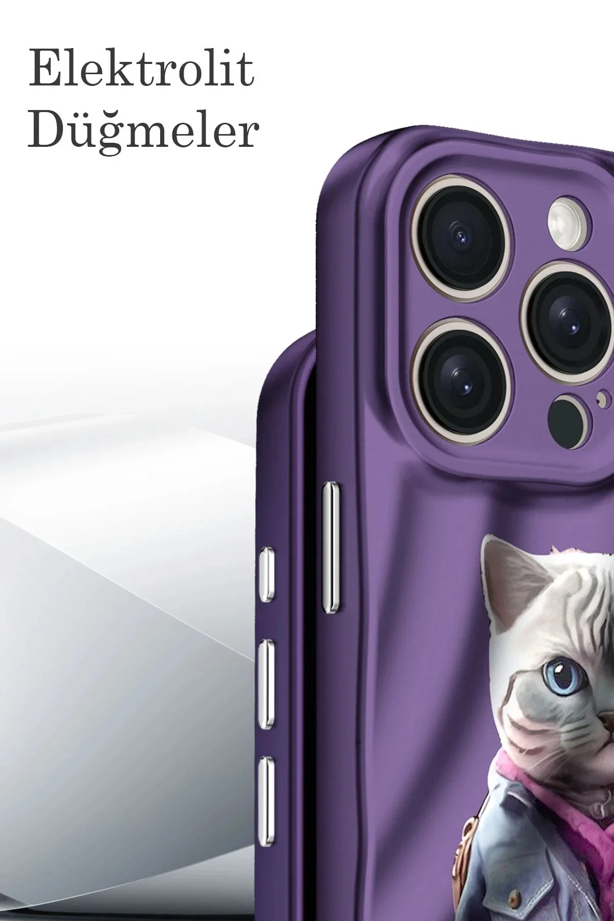 Newface İphone 14 Pro Kılıf Crew Desenli Kapak - Çiçek