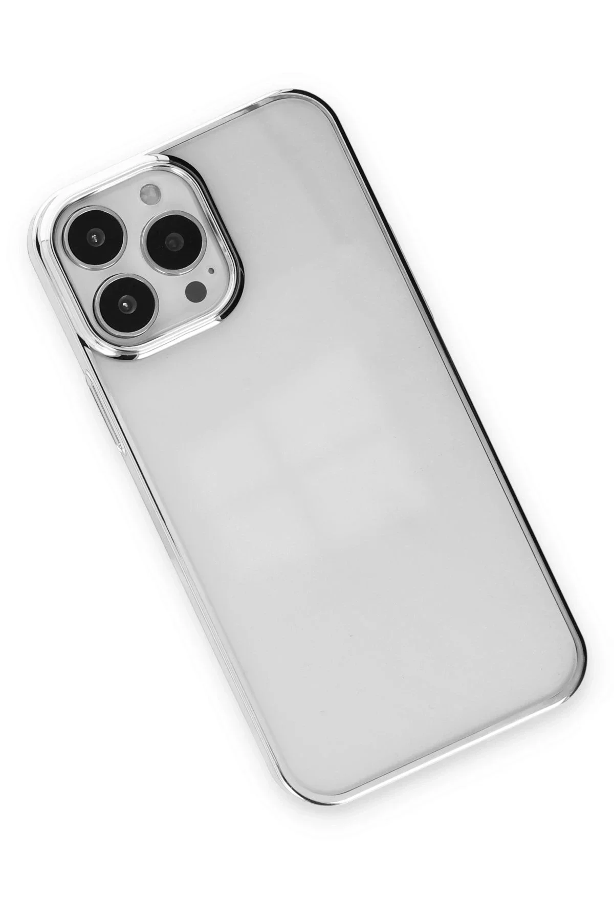Newface İphone 14 Pro Kılıf Element Silikon - Gümüş