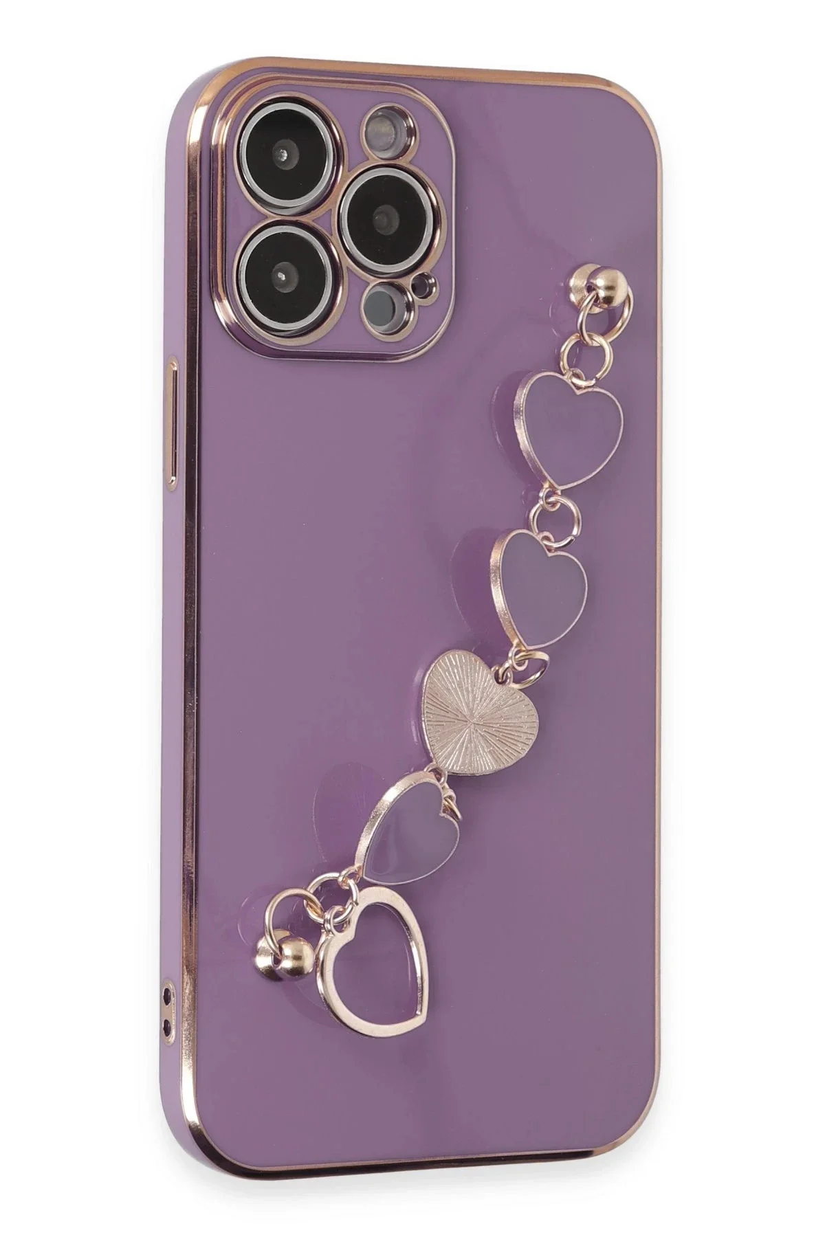 Newface İphone 14 Pro Kılıf Esila Silikon - Mor