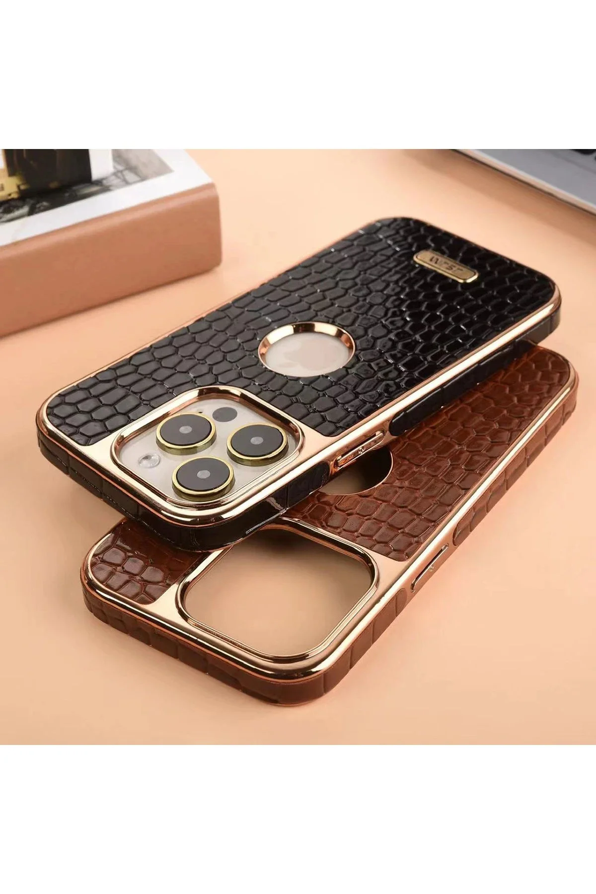 Newface İphone 14 Pro Kılıf Snake Kapak - Derin Mor