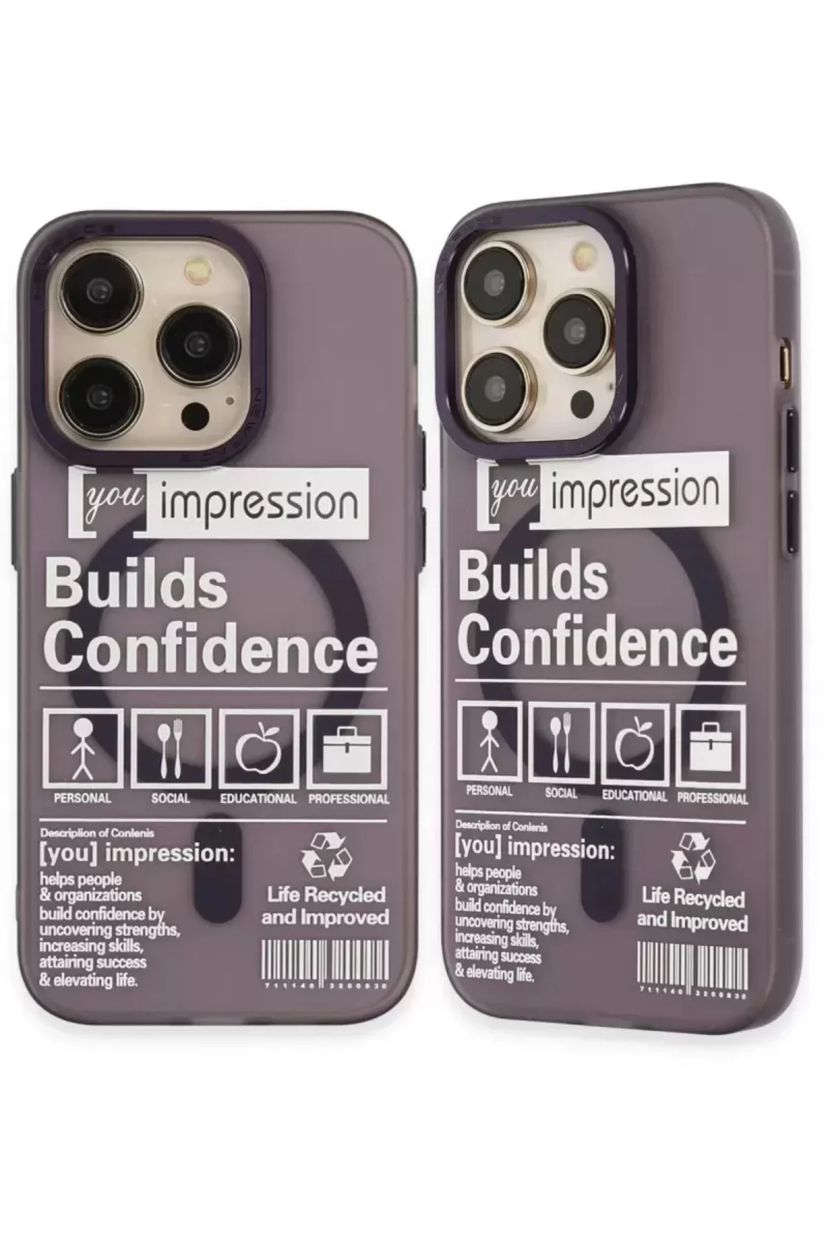 Newface İphone 14 Pro Kılıf Apollo Magneticsafe Desenli Kapak - Apollo Mor - 6