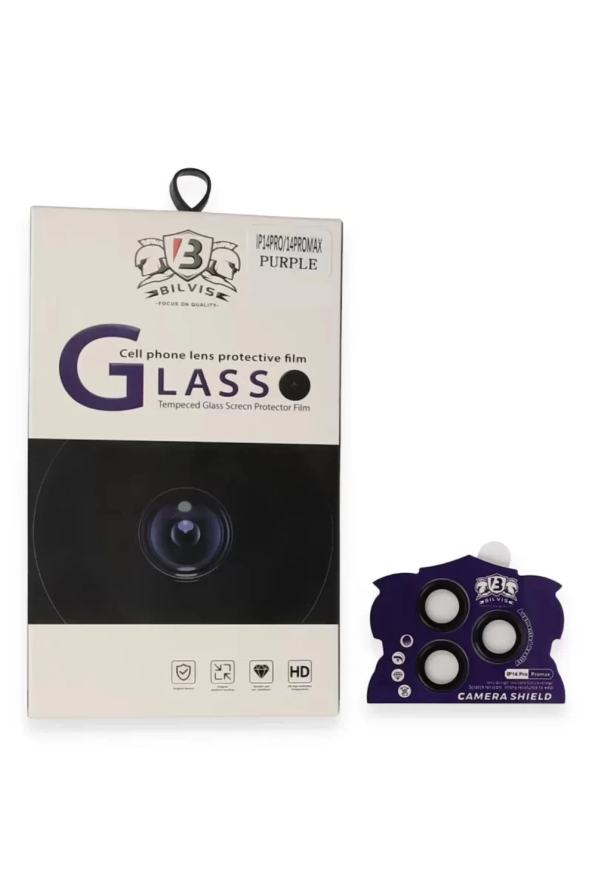 Newface İphone 14 Pro Max Bilvis Titan Kamera Lens - Derin Mor