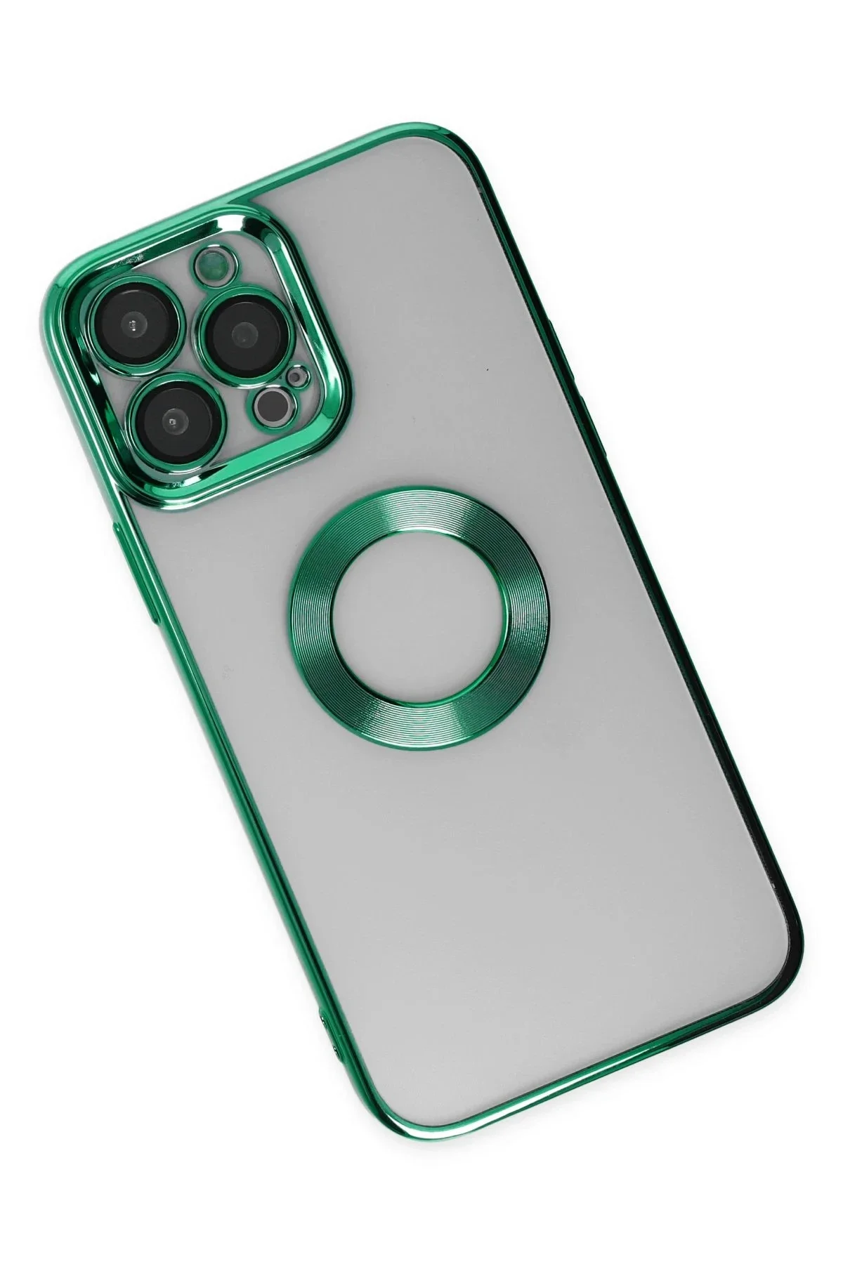Newface İphone 14 Pro Max Kılıf Slot Silikon - Köknar Yeşili