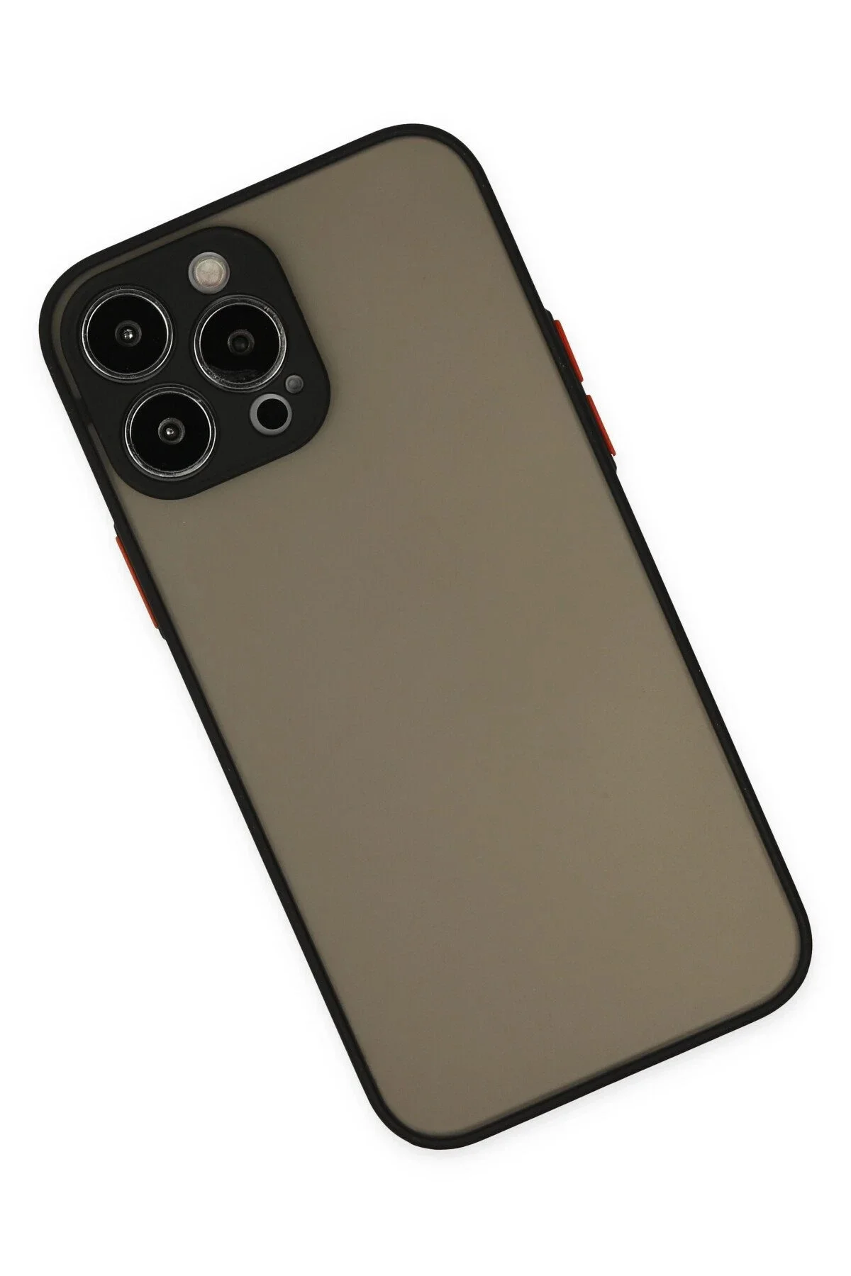 Newface İphone 14 Pro Kılıf Montreal Silikon Kapak - Siyah
