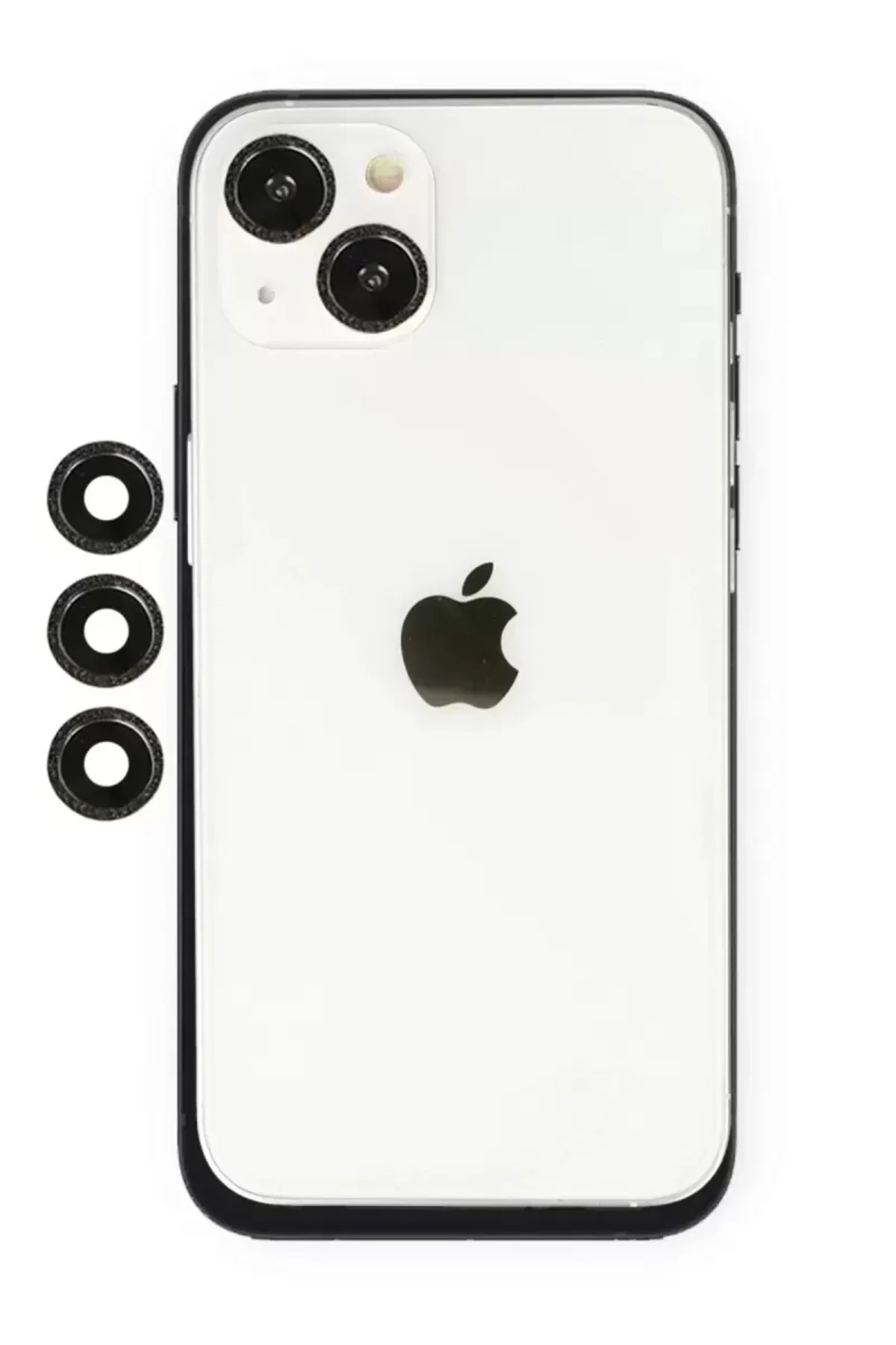 Newface İphone 14 Shine Kamera Lens - Siyah