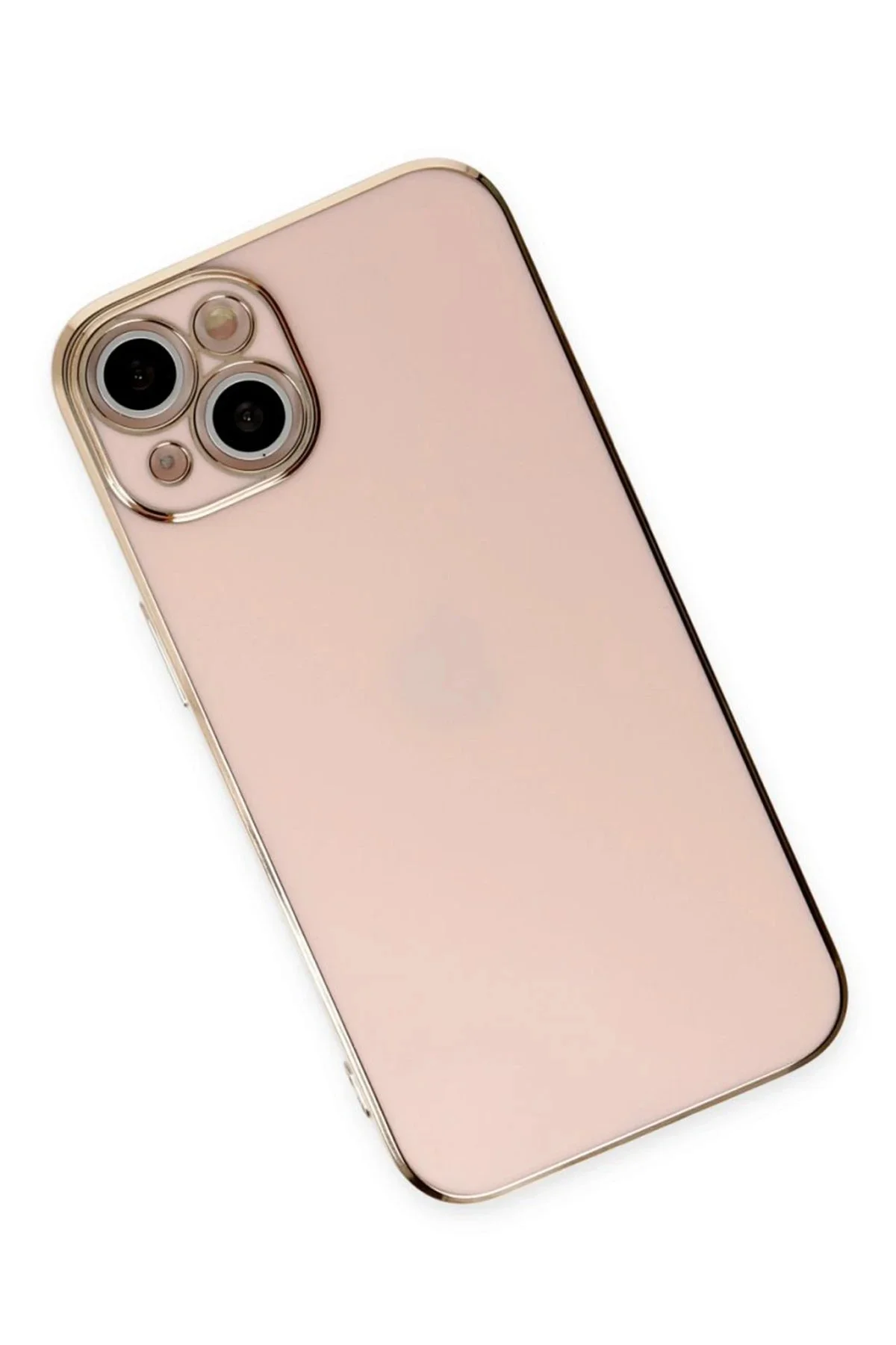 Newface İphone 15 Kılıf Volet Silikon - Pembe