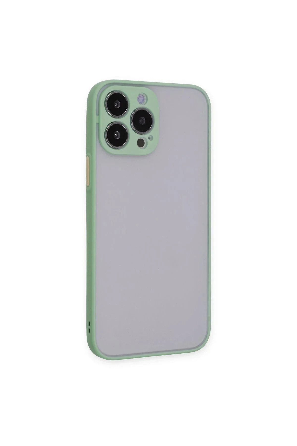 Newface İphone 15 Pro Max Kılıf Montreal Silikon Kapak - Açık Yeşil
