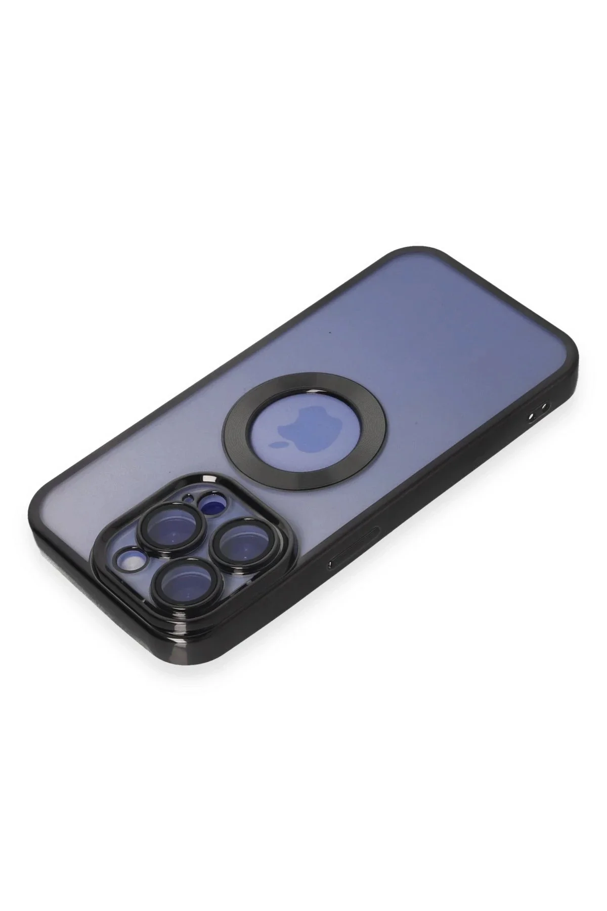 Newface İphone 15 Pro Kılıf Slot Silikon - Siyah