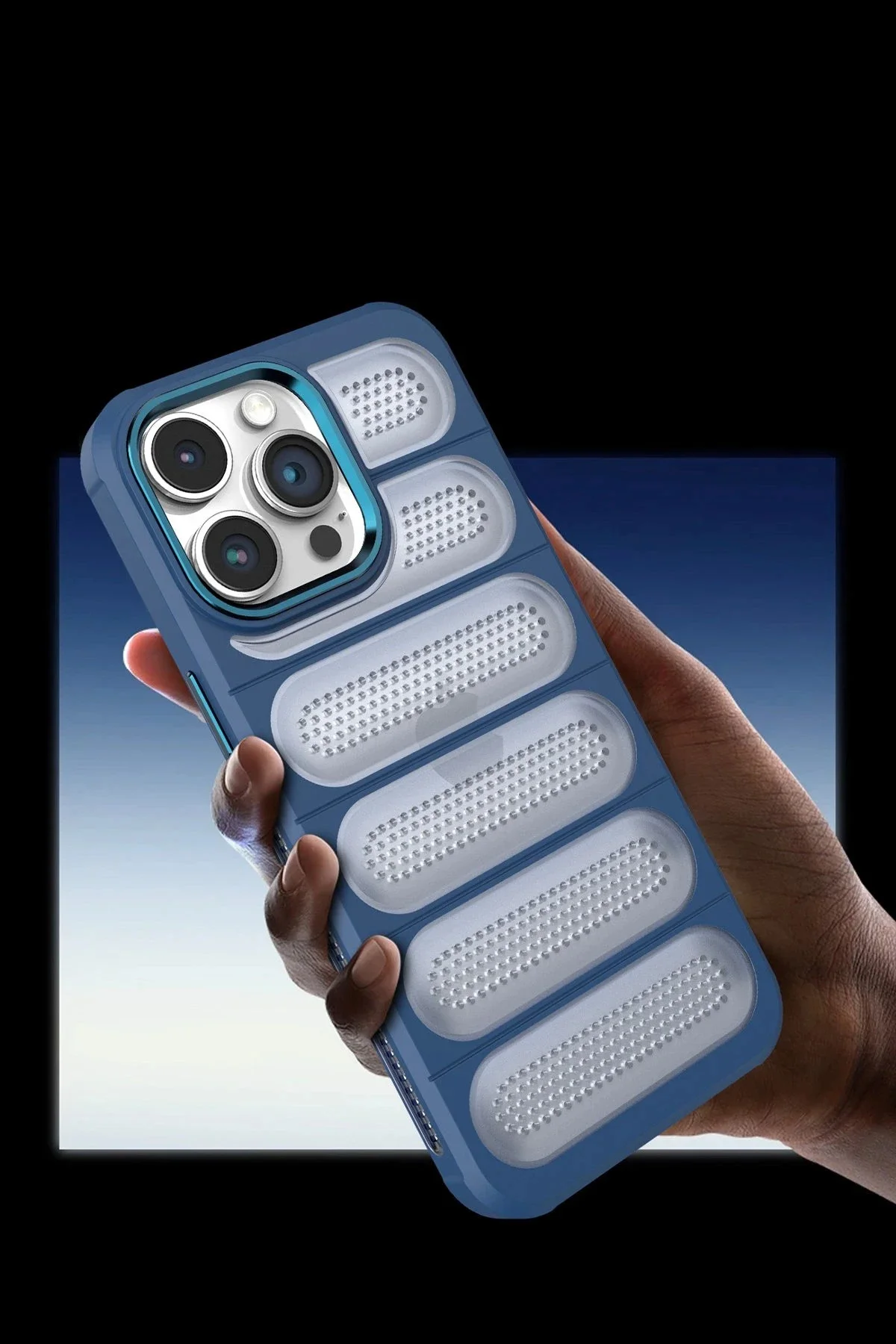 Newface İphone 15 Pro Kılıf Airmax Silikon Kapak - Siyah