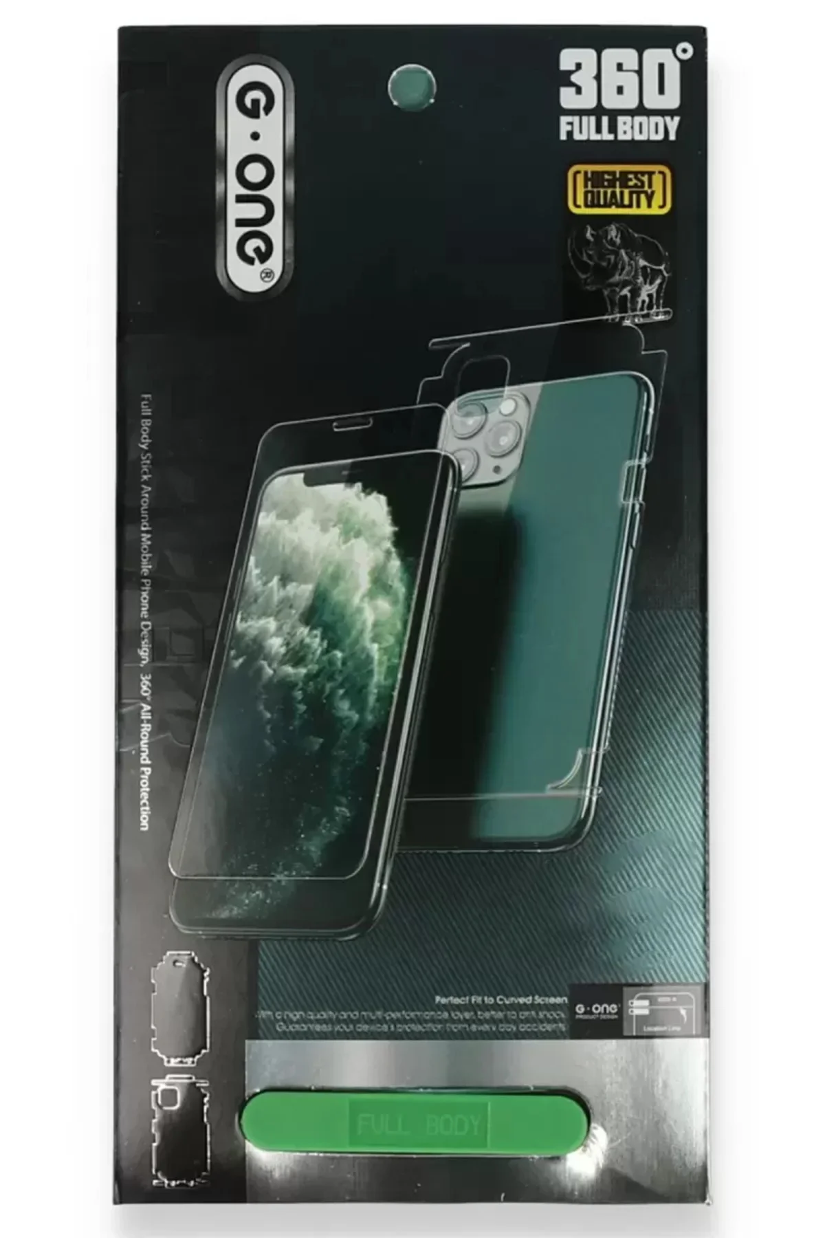 Newface İphone 15 Pro Max 360 Mat Full Body Arka Koruyucu