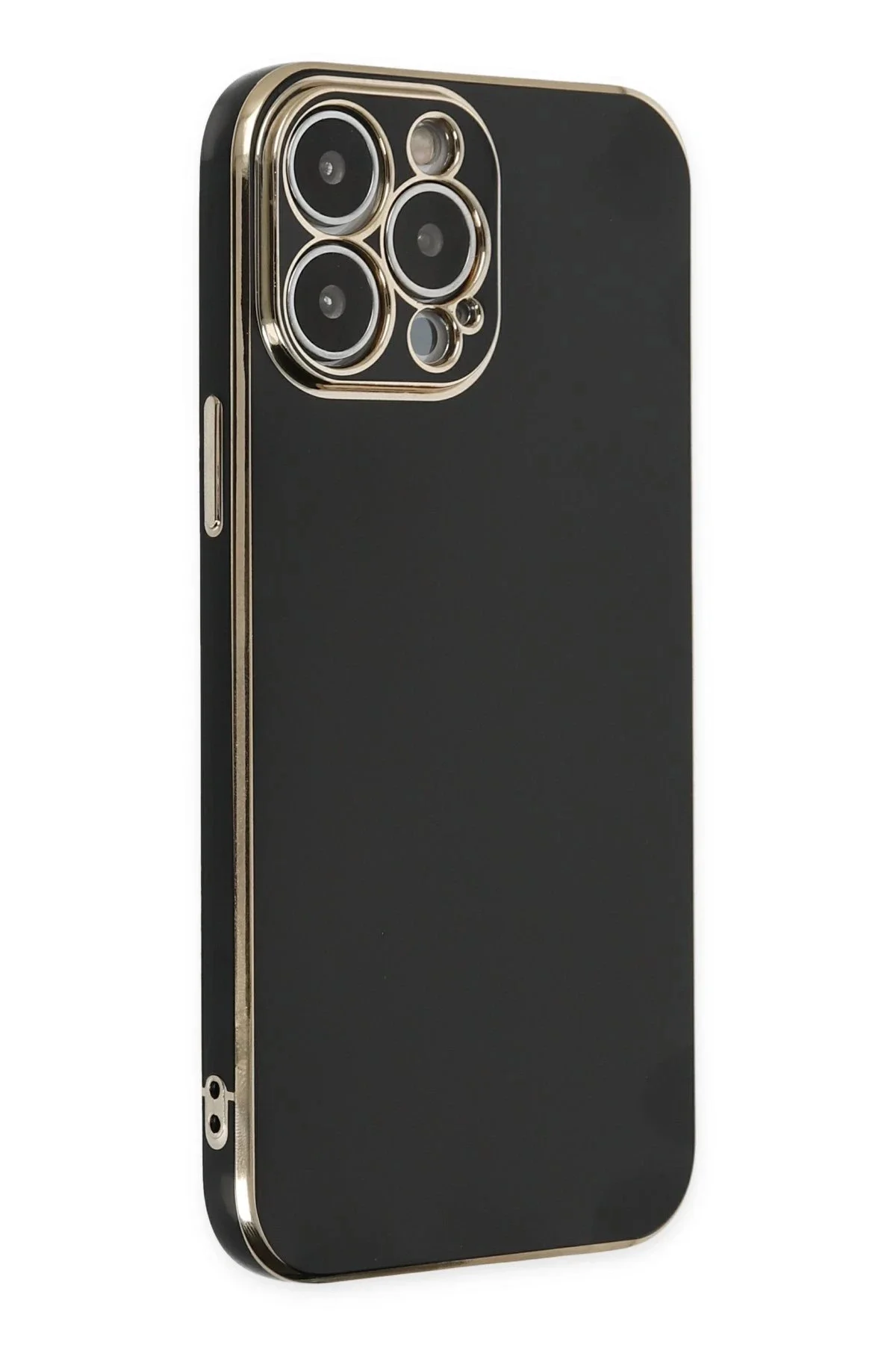 Newface İphone 15 Pro Max Kılıf Volet Silikon - Siyah