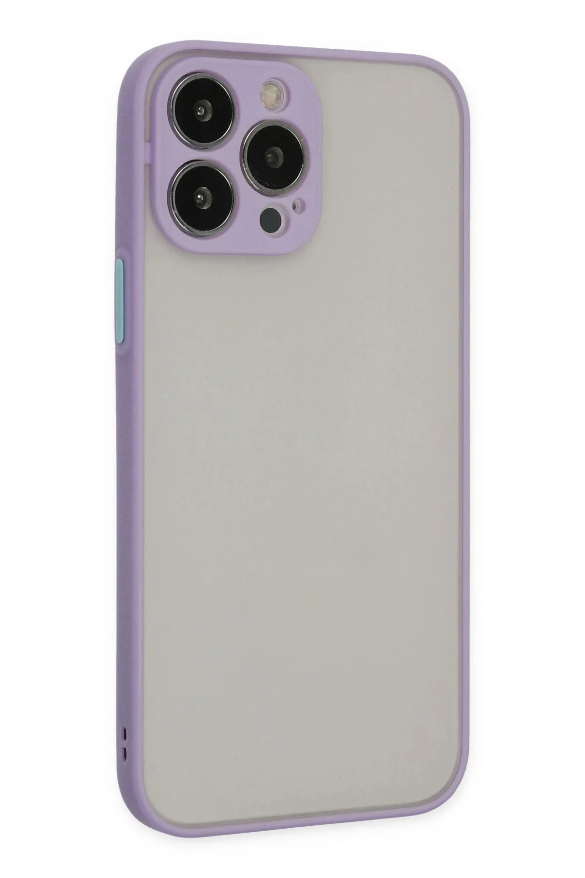 Newface İphone 15 Pro Max Kılıf Montreal Silikon Kapak - Mor