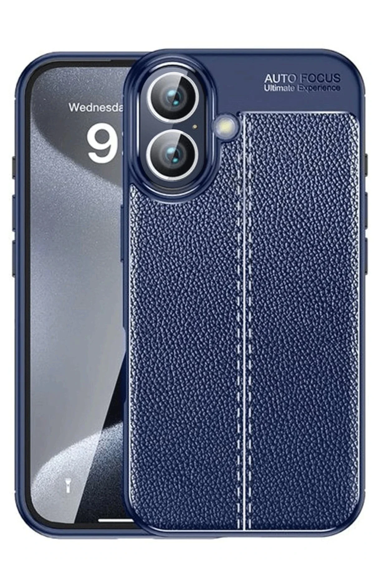 Newface İphone 16 Kılıf Auto Focus Kapak - Lacivert