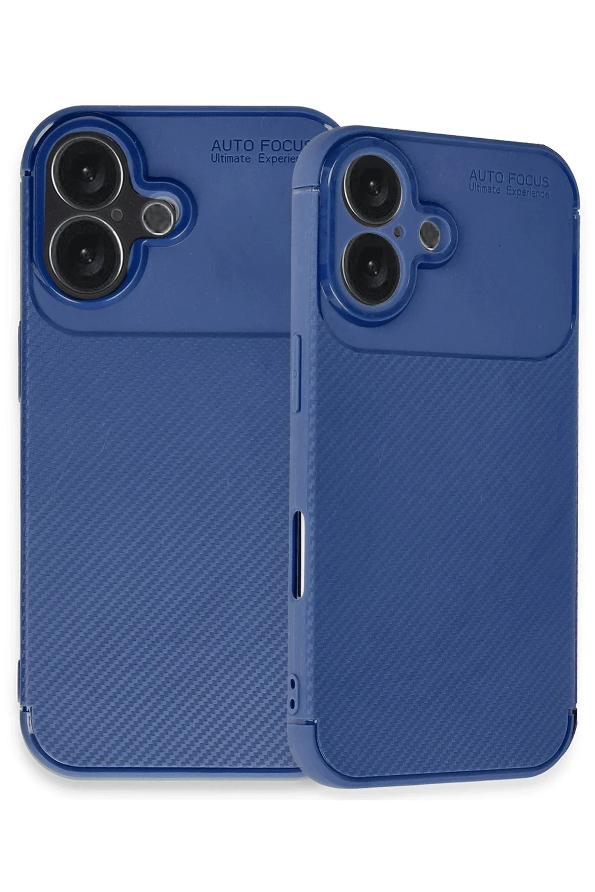 Newface İphone 16 Plus Kılıf Auto Focus Karbon Kapak - Lacivert