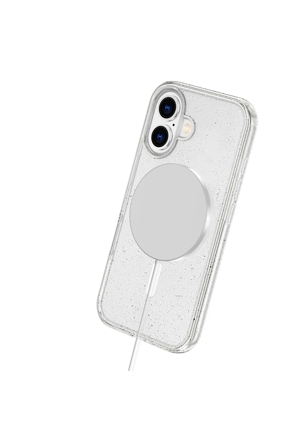 Newface İphone 16 Plus Kılıf Star Magsafe Kapak - Turuncu