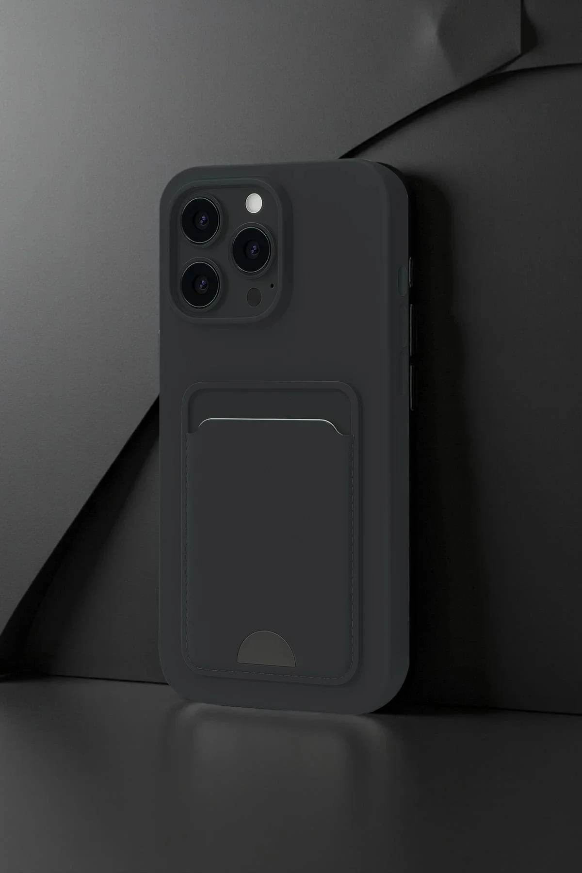 Newface İphone 16 Pro Kılıf Kelvin Kartvizitli Silikon - Açık Yeş
