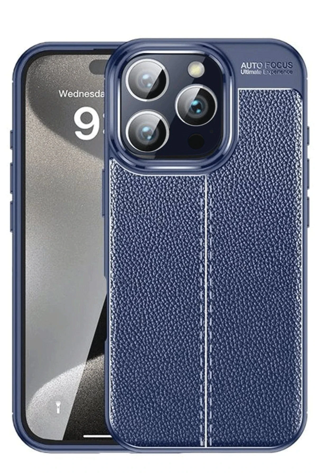Newface İphone 16 Pro Max Kılıf Auto Focus Kapak - Lacivert