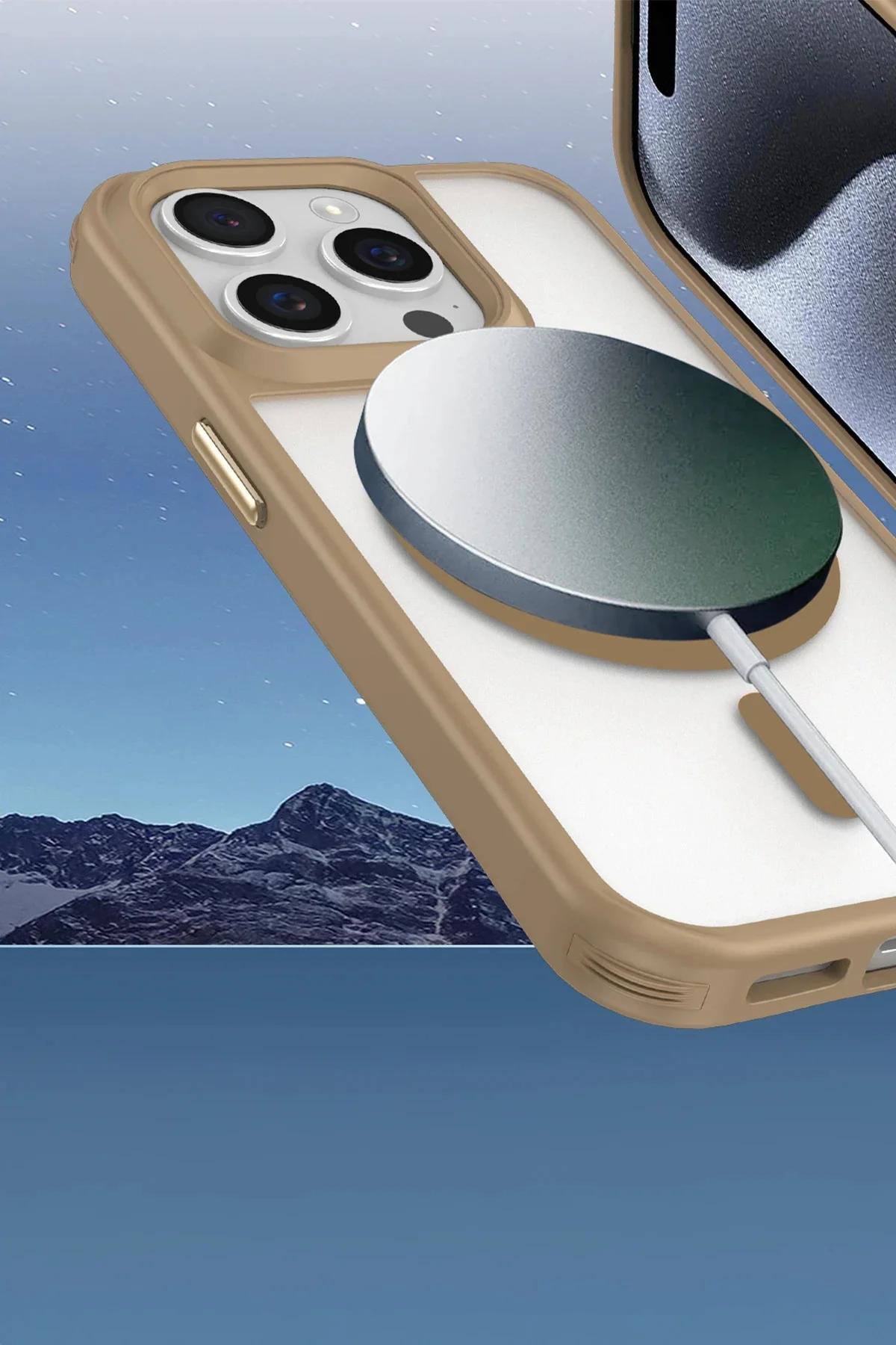 Newface İphone 16 Pro Max Kılıf Enka Magsafe Silikon Kılıf - Siyah