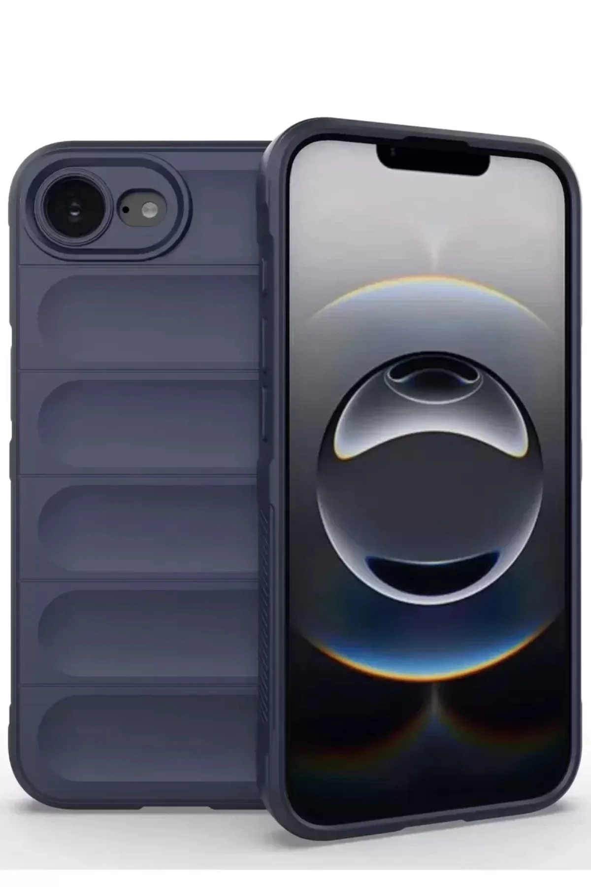 Newface İphone 16e Kılıf Optimum Silikon - Lacivert