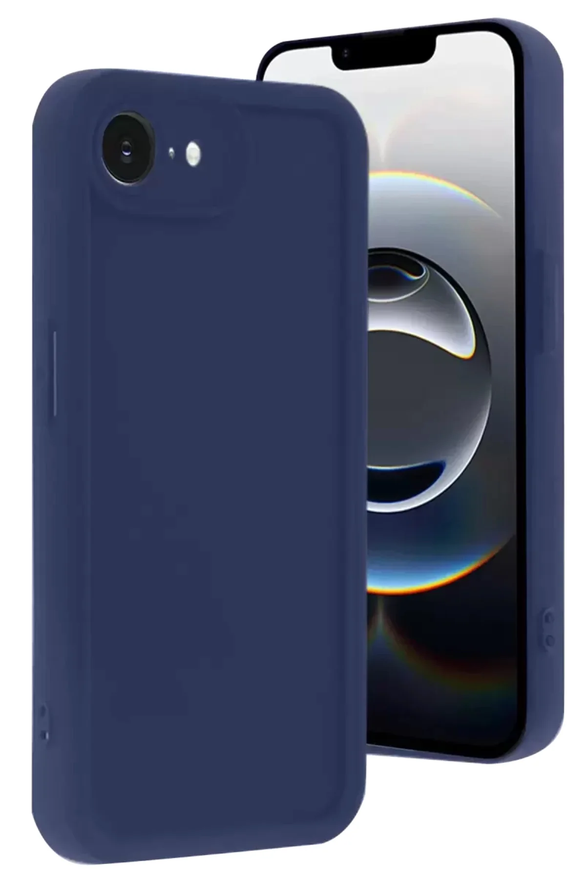 Newface İphone 16e Kılıf Viera Silikon - Lacivert