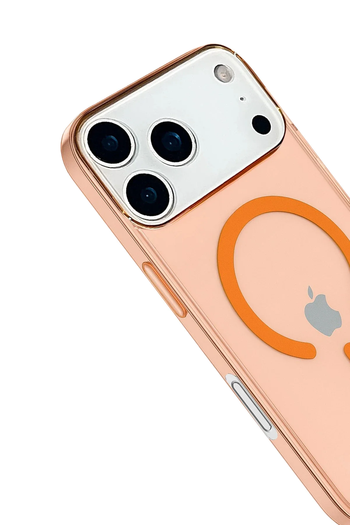Newface İphone 17 Pro Max Kılıf Pc Real Magsafe Kapak - Turuncu