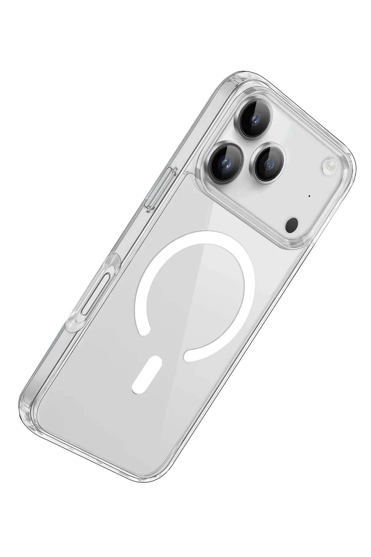 Newface İphone 17 Pro Kılıf Pc Real Magsafe Kapak - Şeffaf