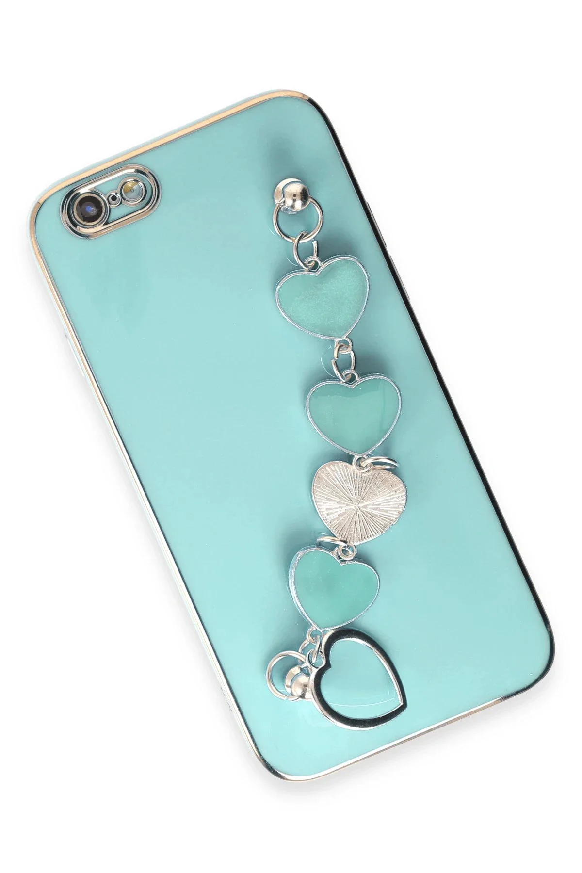 Newface İphone 6 Kılıf Esila Silikon - Su Yeşili