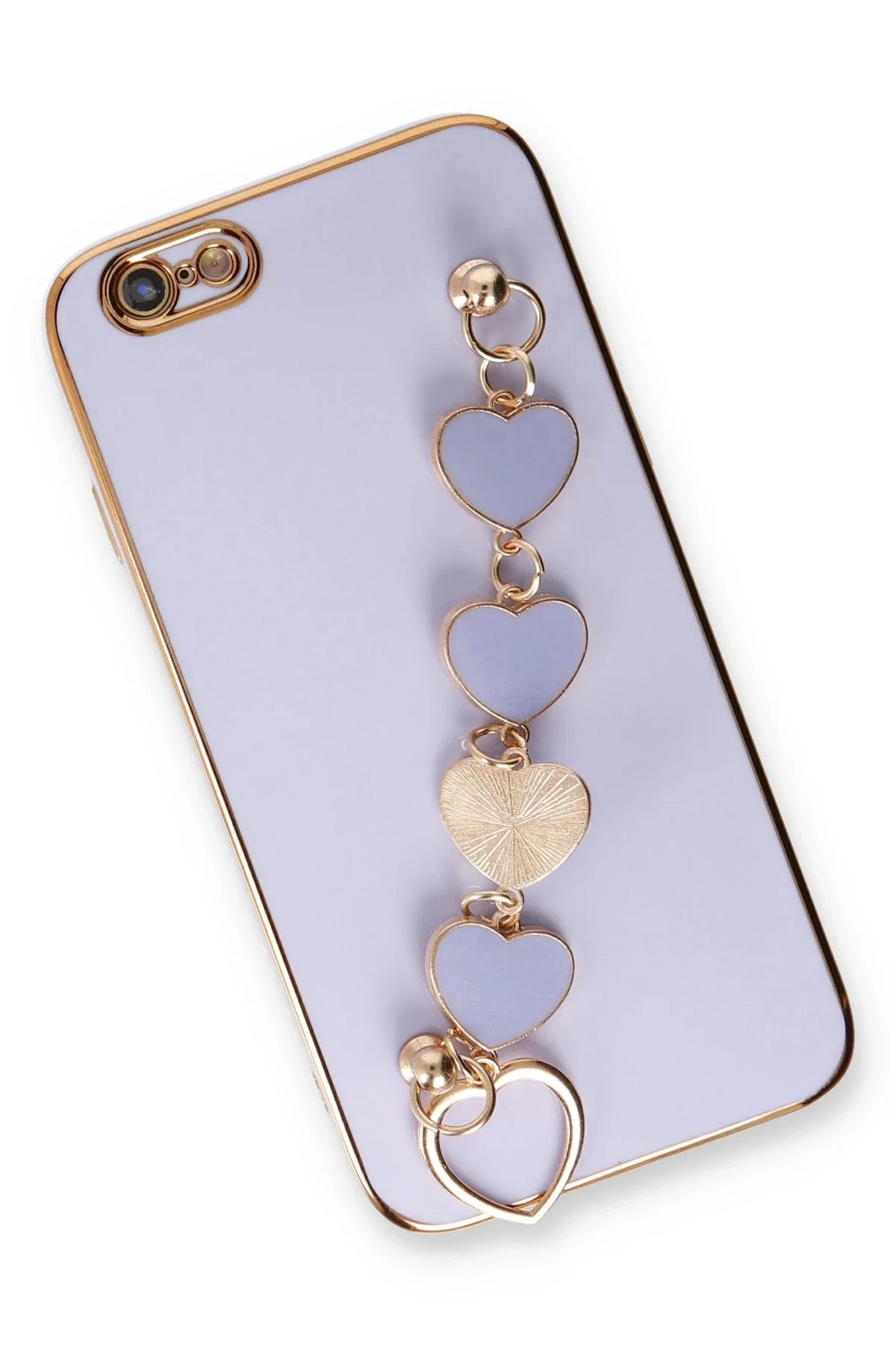 Newface İphone 6 Kılıf Esila Silikon - Lila
