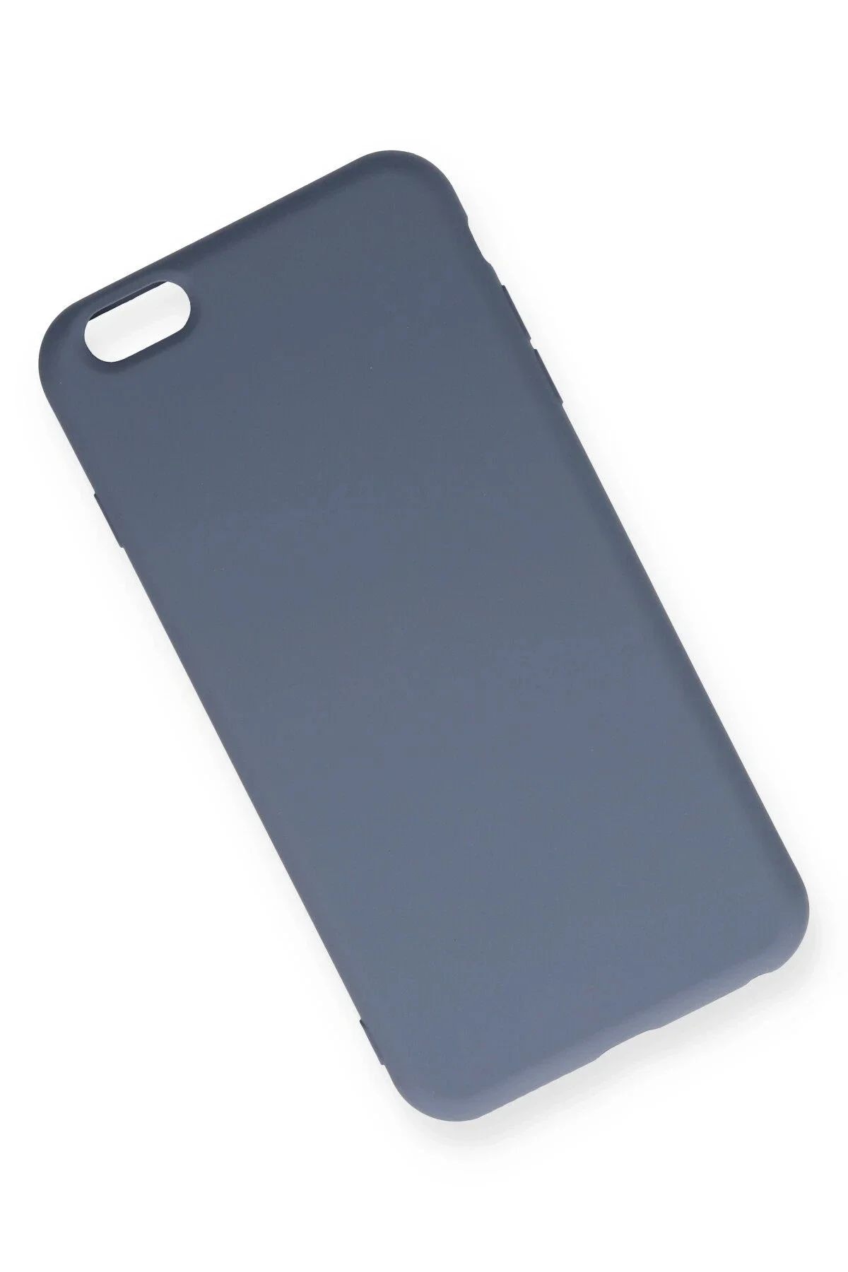 Newface İphone 6 Plus Kılıf Nano İçi Kadife Silikon - Gri