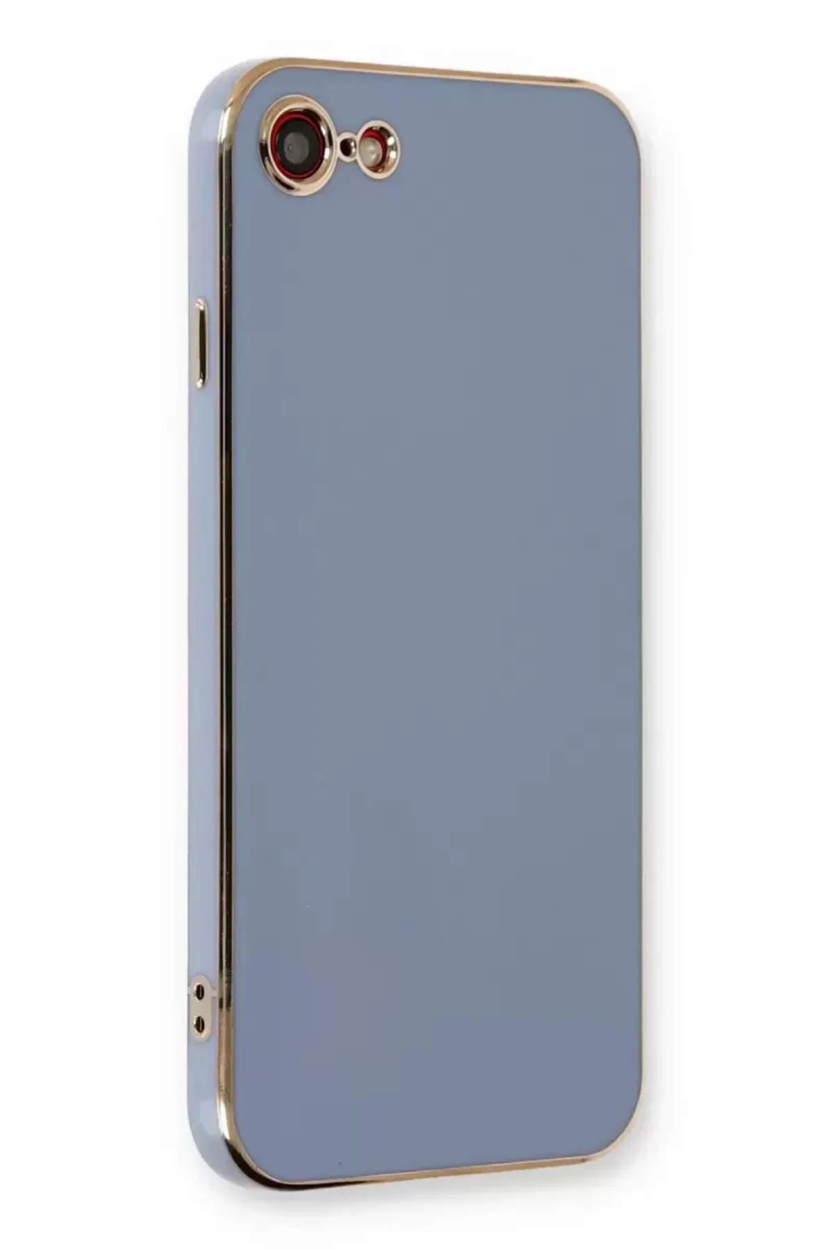 Newface İphone 7 Kılıf Volet Silikon - Mavi