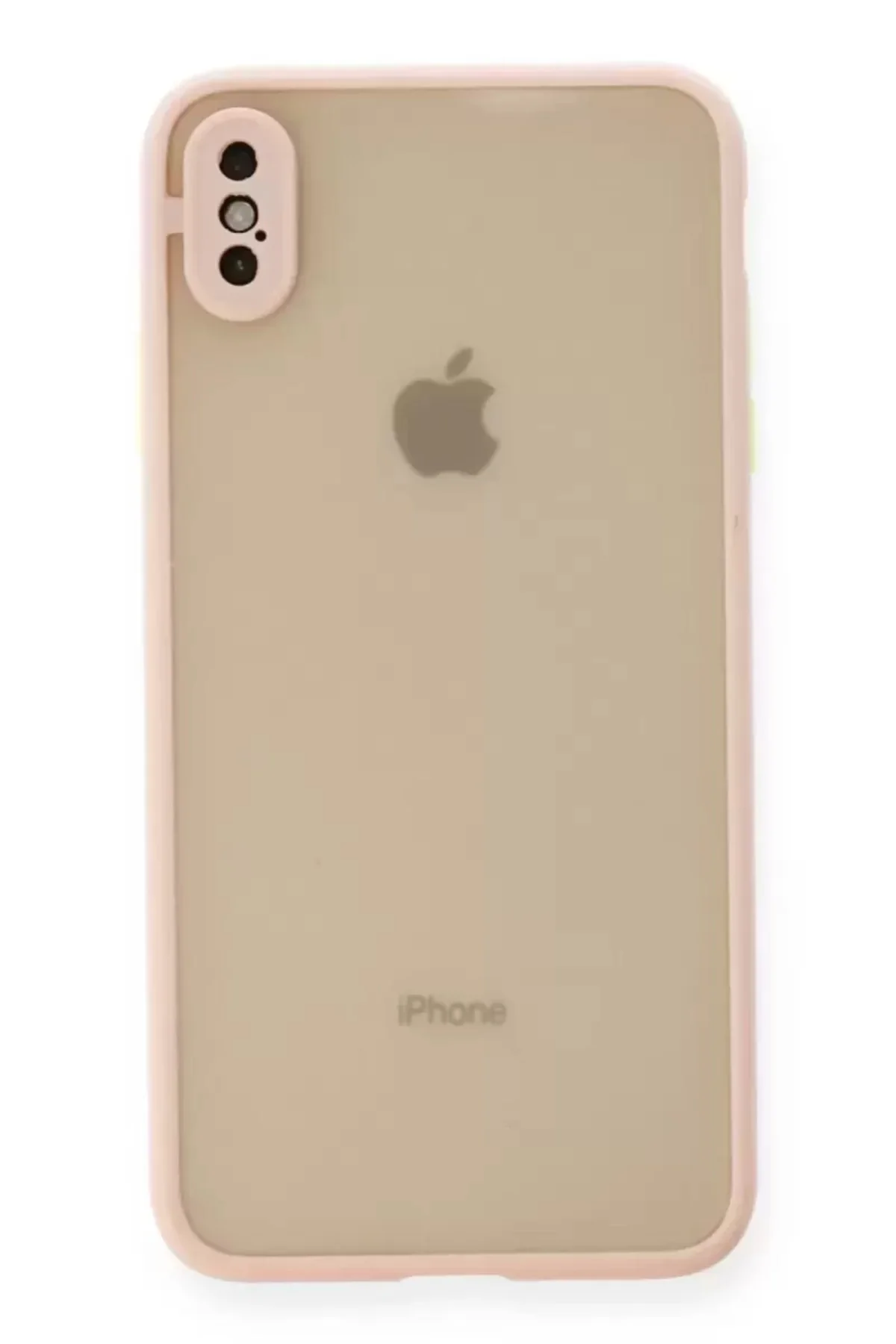 Newface İphone X Kılıf Montreal Silikon Kapak - Pembe