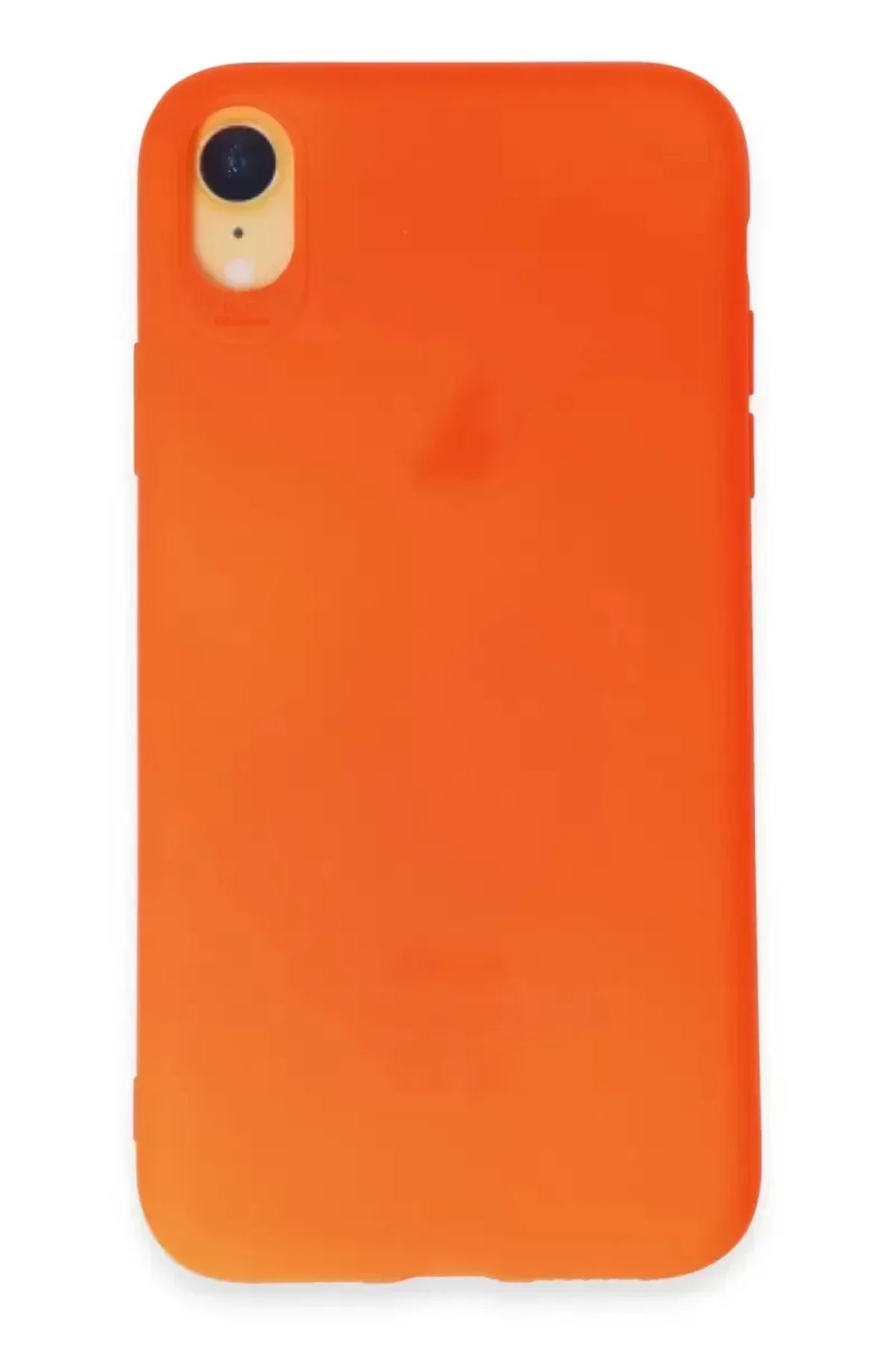 Newface İphone Xr Kılıf First Silikon - Parlak Turuncu