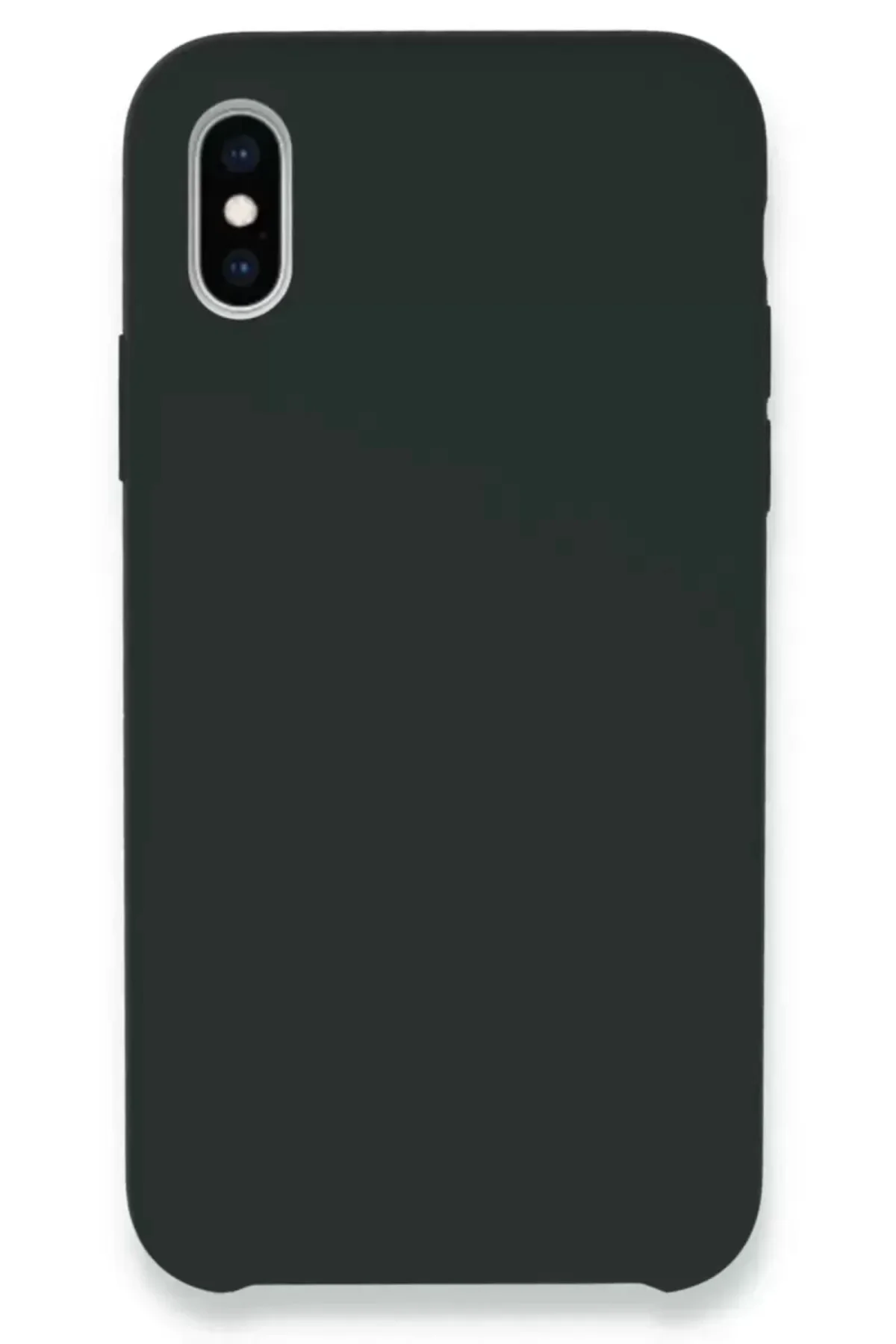 Newface İphone Xs Max Kılıf Lansman Legant Silikon - Koyu Yeşil
