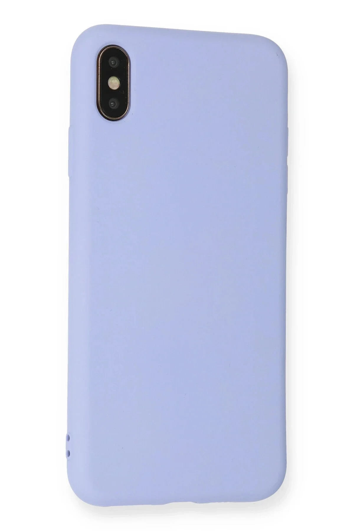 Newface İphone Xs Max Kılıf Nano İçi Kadife Silikon - Lila