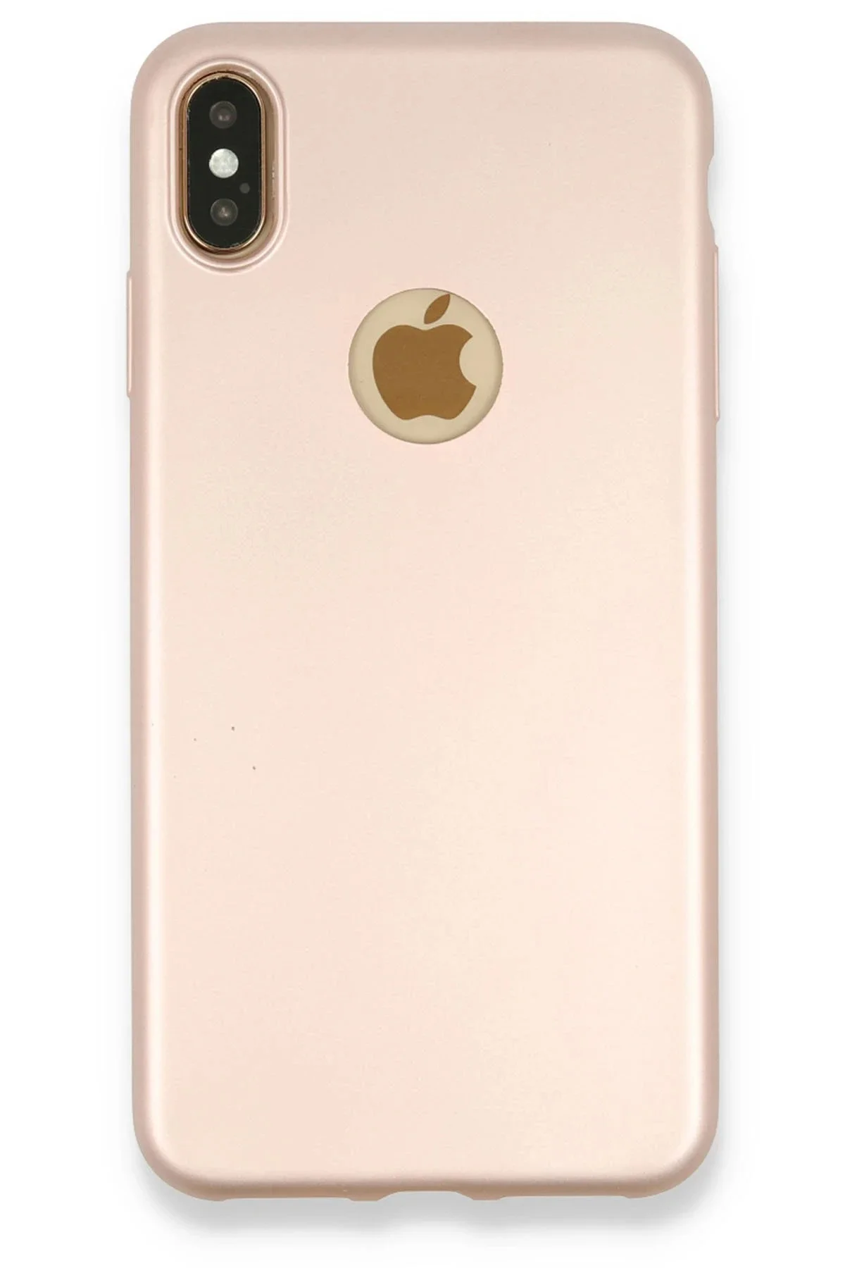 Newface İphone Xs Max Kılıf First Silikon - Rose Gold