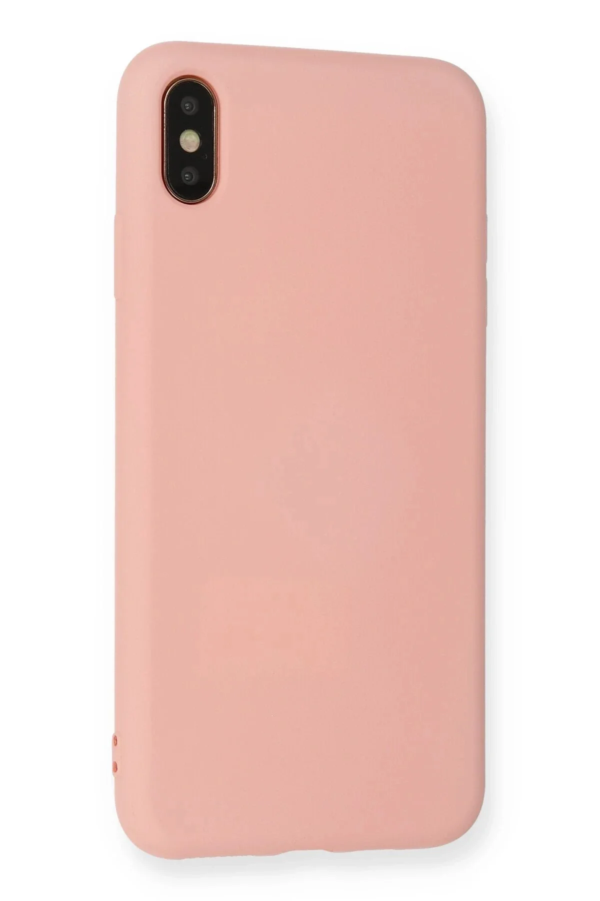 Newface İphone Xs Max Kılıf Nano İçi Kadife Silikon - Pembe