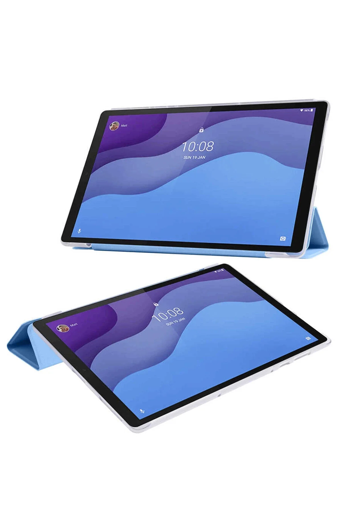 Newface Lenovo M10 Hd X306f Kılıf Tablet Smart Kılıf - Gold