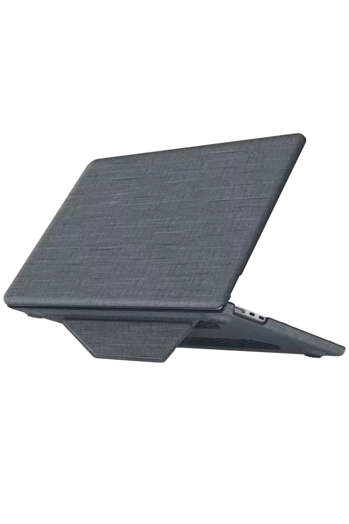 Newface Macbook Pro 13 2020 Macbook Kumaş Kapak - Gri