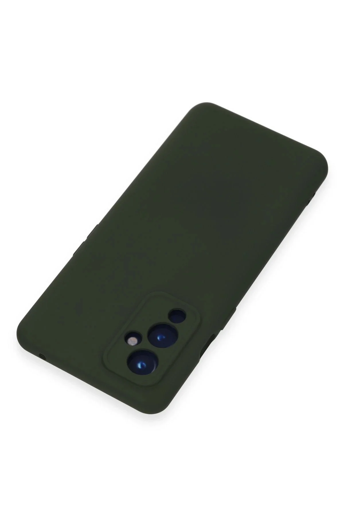 Newface One Plus 9 Kılıf Nano İçi Kadife Silikon - Koyu Yeşil